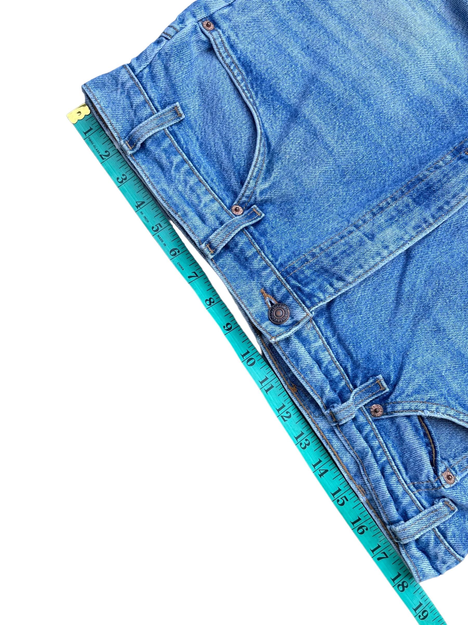 Levi's Vintage 1995 Levis 517 e Orange Tab Denim Short Size US 37 - 5 Thumbnail
