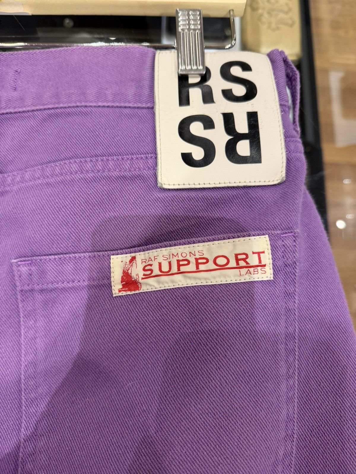 Raf Simons Raf Simons Straight Leg Denim - Purple Size US 32 / EU 48 - 3 Thumbnail