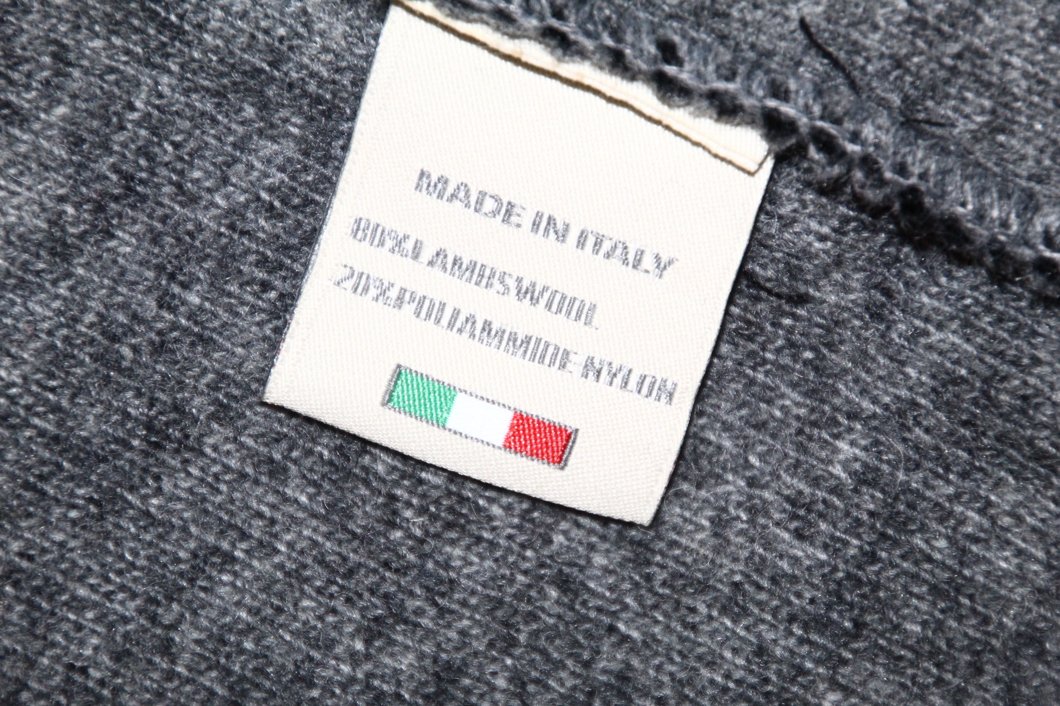 SARTORIO Knit Lab by Nonsololana srl raw cut boiled wool woven jacket Size US L / EU 52-54 / 3 - 12 Thumbnail