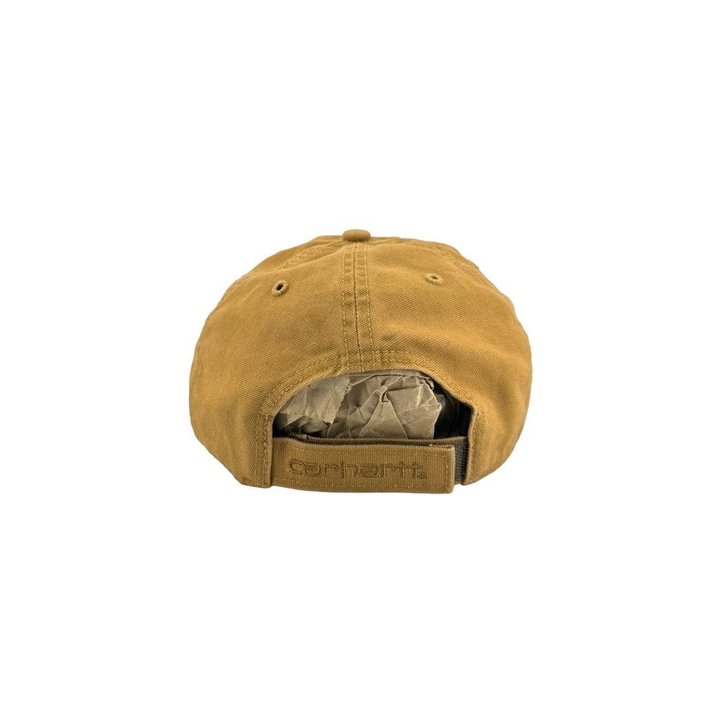 Carhartt Carhartt Brown Canvas Logo Adjustable Hat Size ONE SIZE - 3 Thumbnail