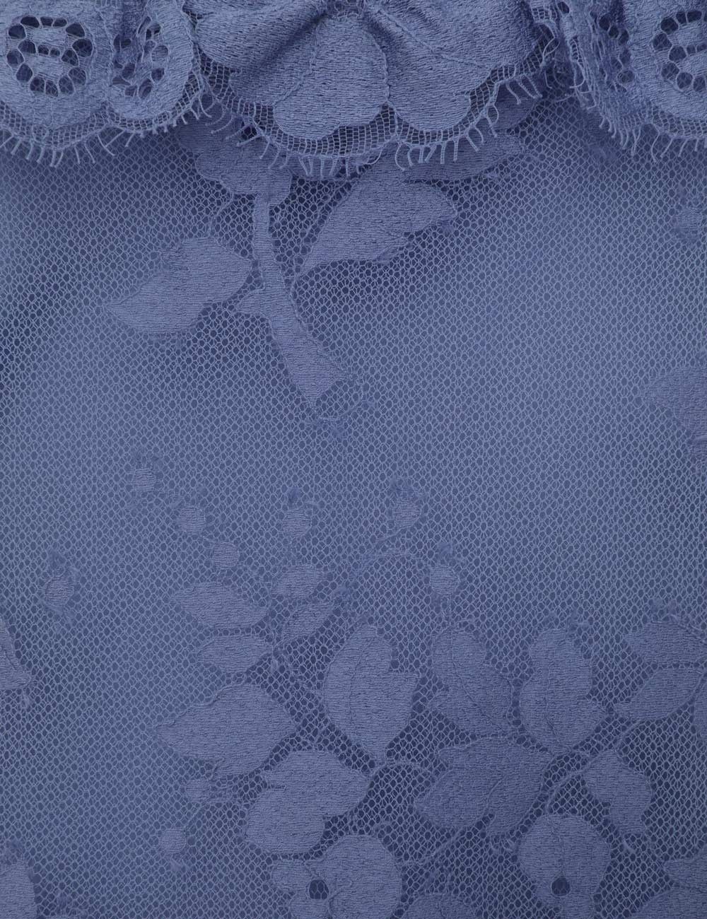Zimmermann oc11z0925 Eden Lace Handkerchief Dress in Blue Size M / US 6-8 / IT 42-44 - 5 Thumbnail