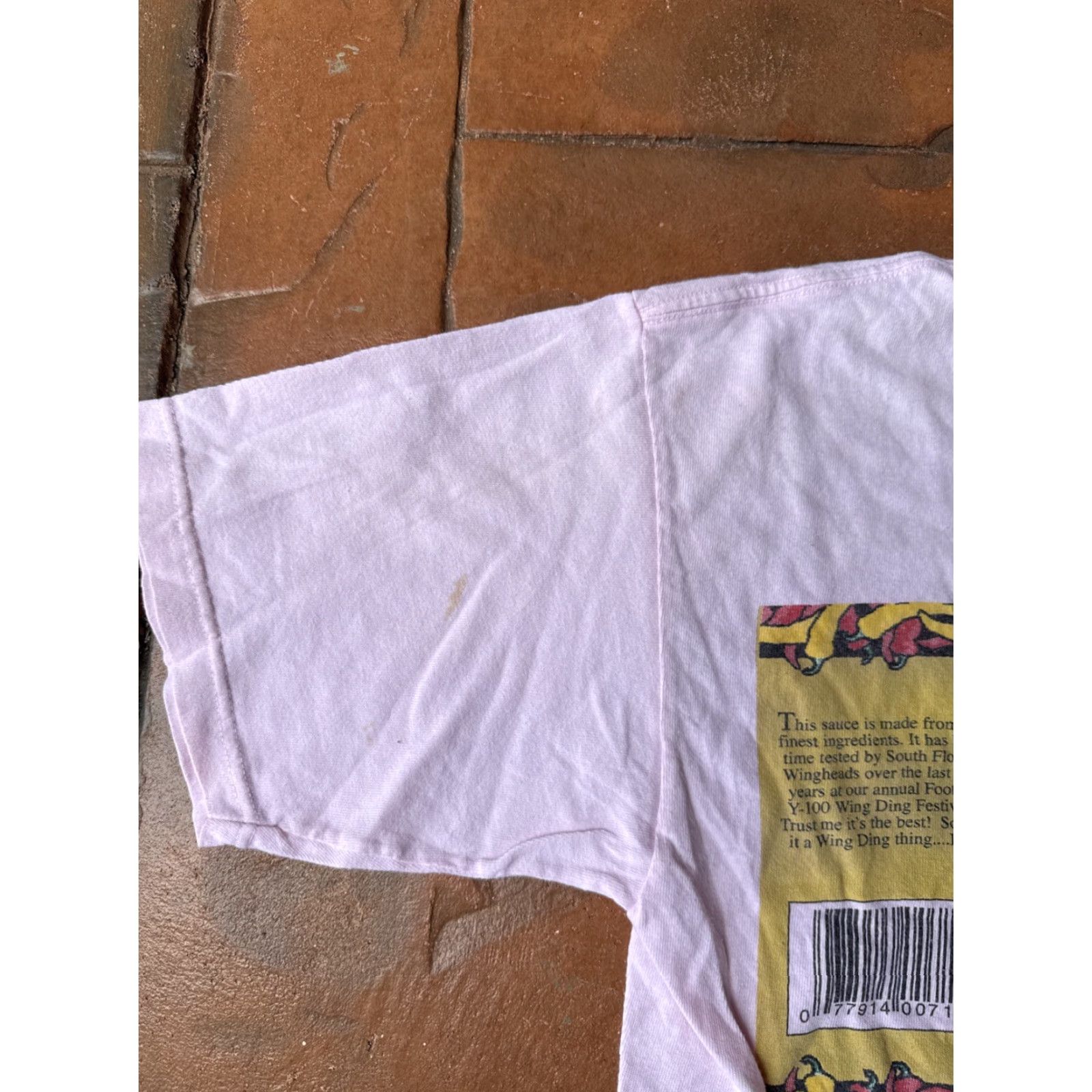Vintage VINTAGE Footy’s Wing Ding Sauce Y-100 FM Miami Promo T-Shirt Large Size US L / EU 52-54 / 3 - 5 Thumbnail