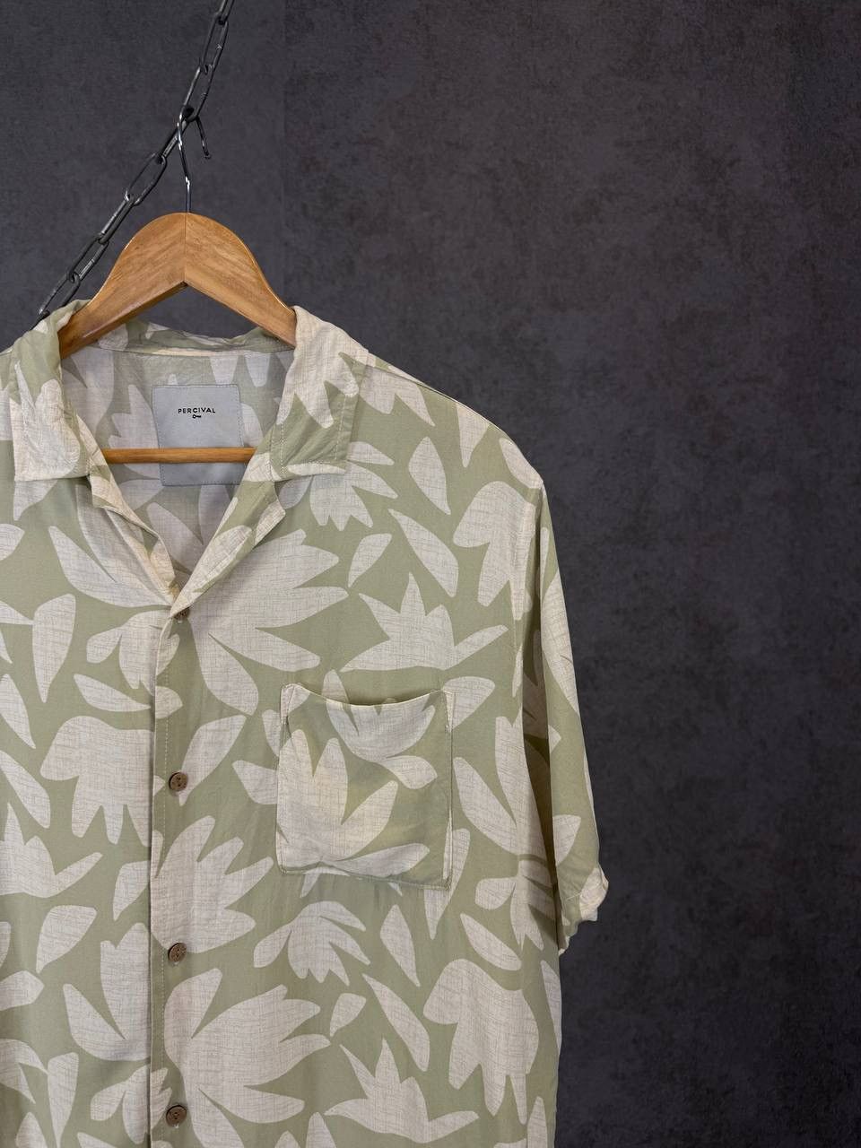 Percival Percival designer luxury hawaiian shirt Size US L / EU 52-54 / 3 - 2 Thumbnail