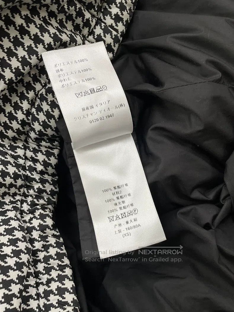 Dior Dior Black and white checkered hooded cotton jacket Size XS / US 0-2 / IT 36-38 - 7 Thumbnail