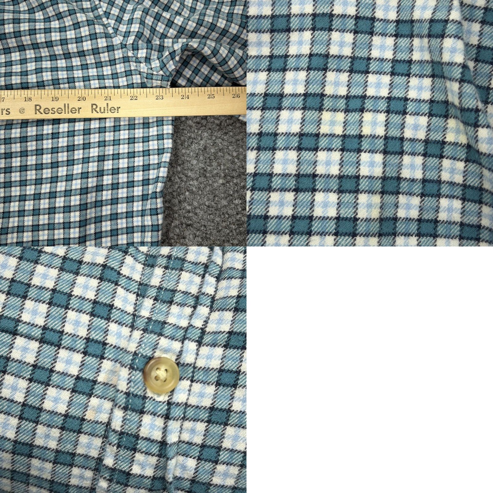 Vineyard Vines Vineyard Vines Shirt Mens Large Green Plaid Flannel Whale Logo Button Down Size US L / EU 52-54 / 3 - 8 Thumbnail