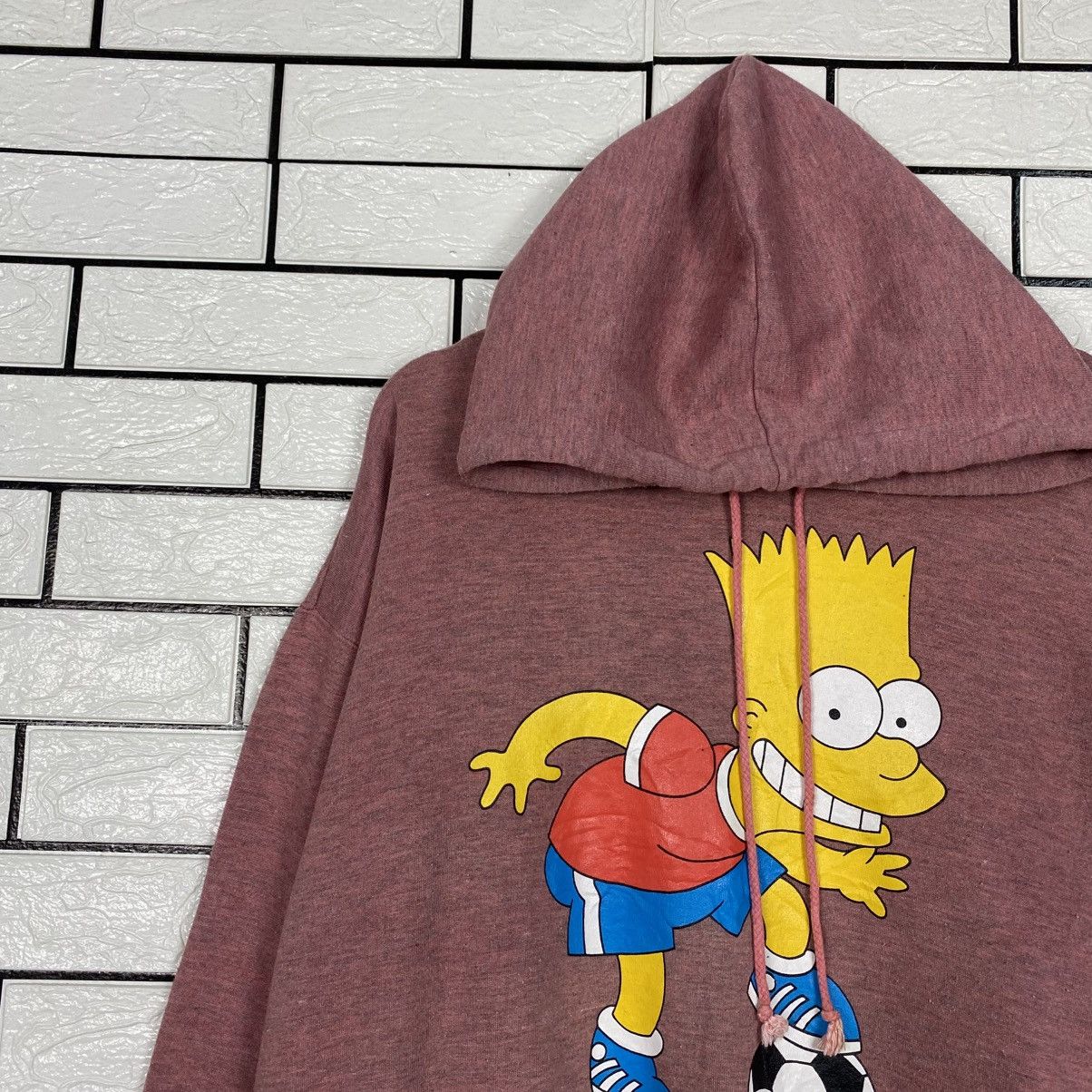 Japanese Brand 📌Vintage Hoodie Pull Over Bart Simpsons Big Logo Size US L / EU 52-54 / 3 - 8 Thumbnail