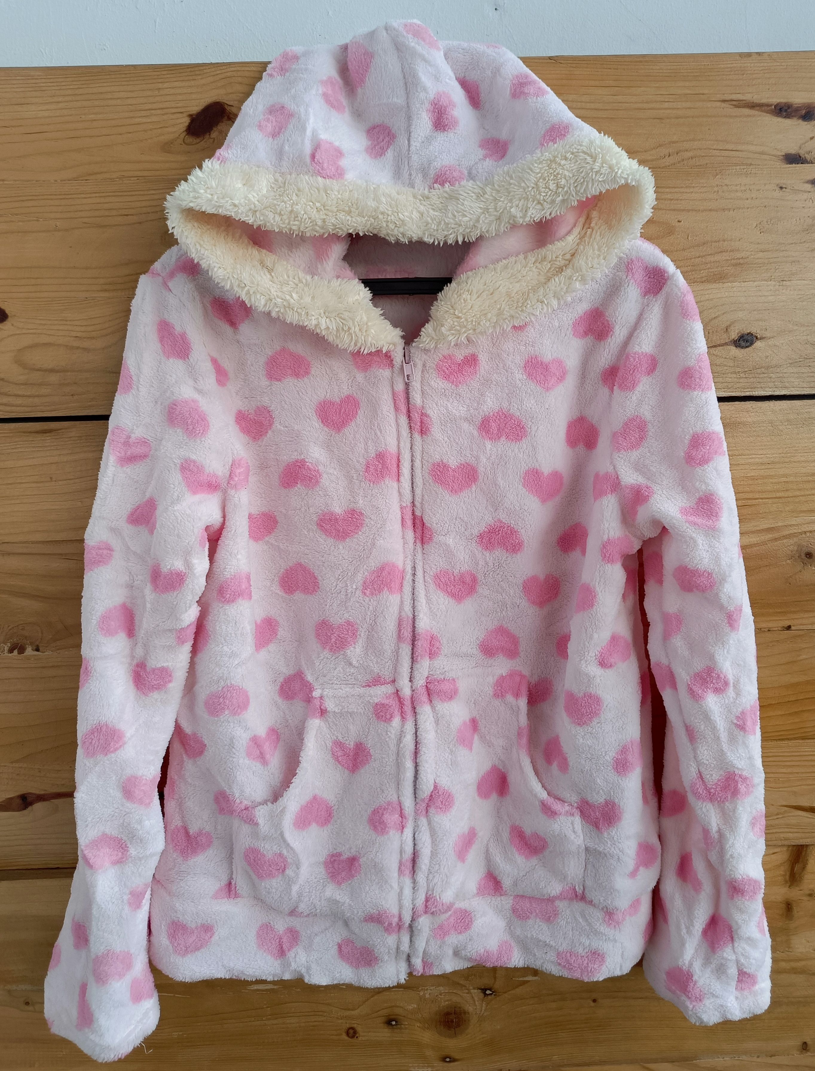 Beauty Beast Fur hoodie Sherpa pink Size L / US 10 / IT 46 - 1 Thumbnail