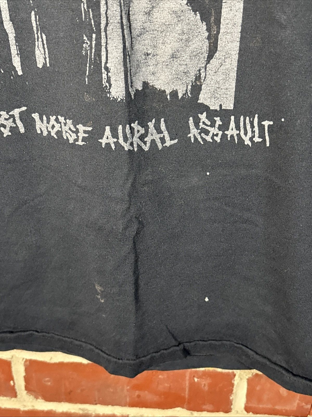 Jerzees Vintage Nightfall Band Shirt Crust Noise Aural Assault Sz M Size US M / EU 48-50 / 2 - 4 Thumbnail