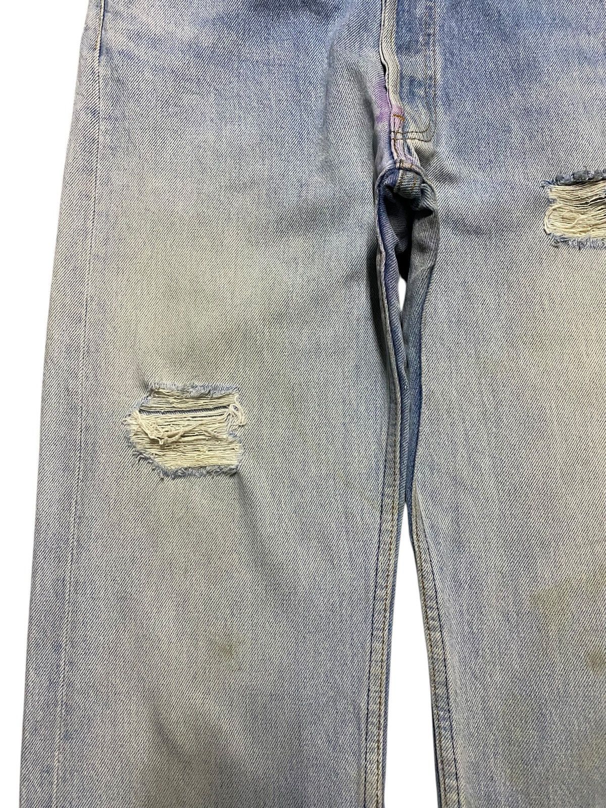 Levi's Vintage Clothing Vintage Levis 501 80s Grunge Distressed Loose Jeans Size US 29 - 7 Thumbnail