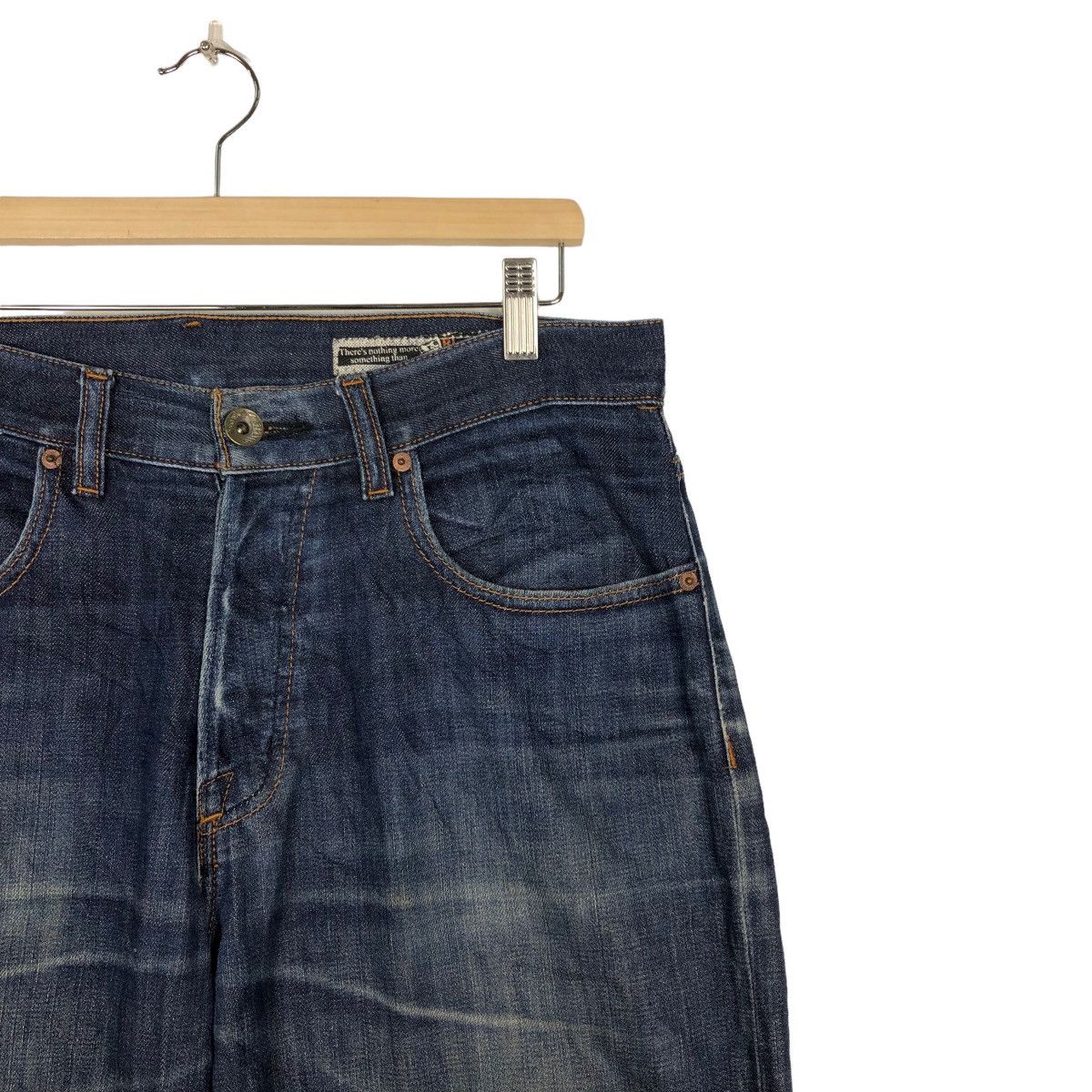 Japanese Brand 🔥90s Vintage Distressed Denim Jeans Black Bart Volcom Japan Size US 34 / EU 50 - 5 Thumbnail