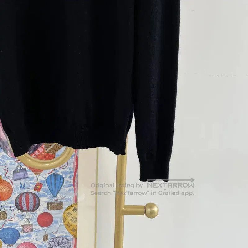 Valentino Valentino Black Wool Logo Sweater for Women . Size M / US 6-8 / IT 42-44 - 4 Thumbnail