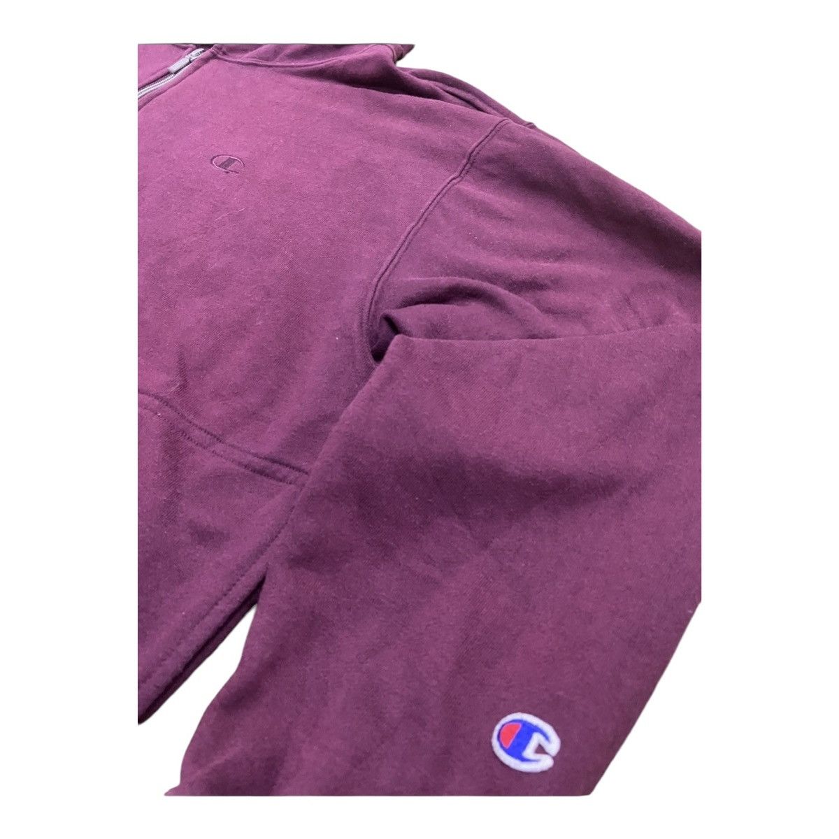 Champion × MLB CHAMPION HOODIE ZIPPER UP VINTAGE RARE MAROON COLOUR Size US L / EU 52-54 / 3 - 4 Thumbnail