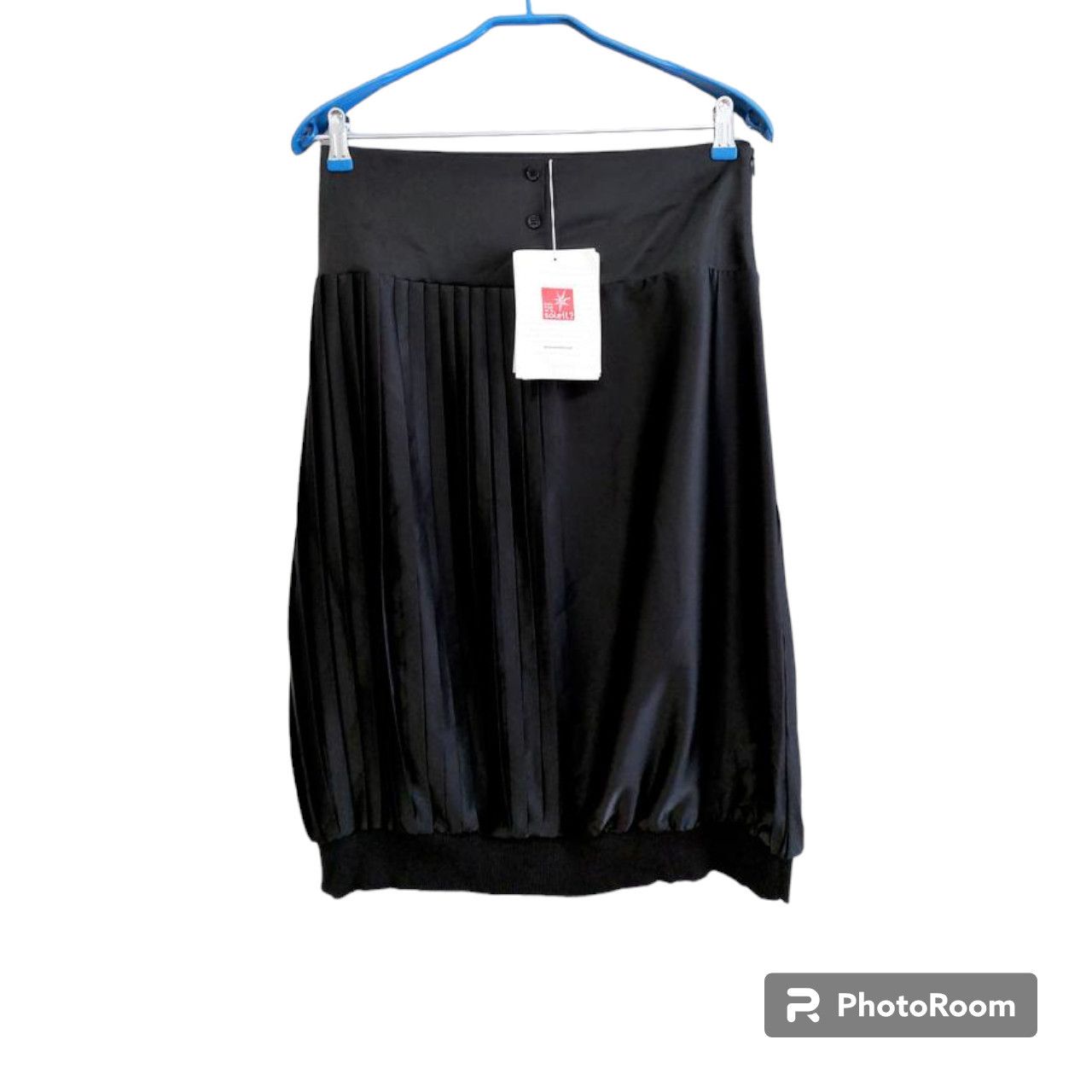 Japanese Brand Black pleated midi skirt sz M mais il est ou' le soleil Size 28" / US 6 / IT 42 - 1 Thumbnail