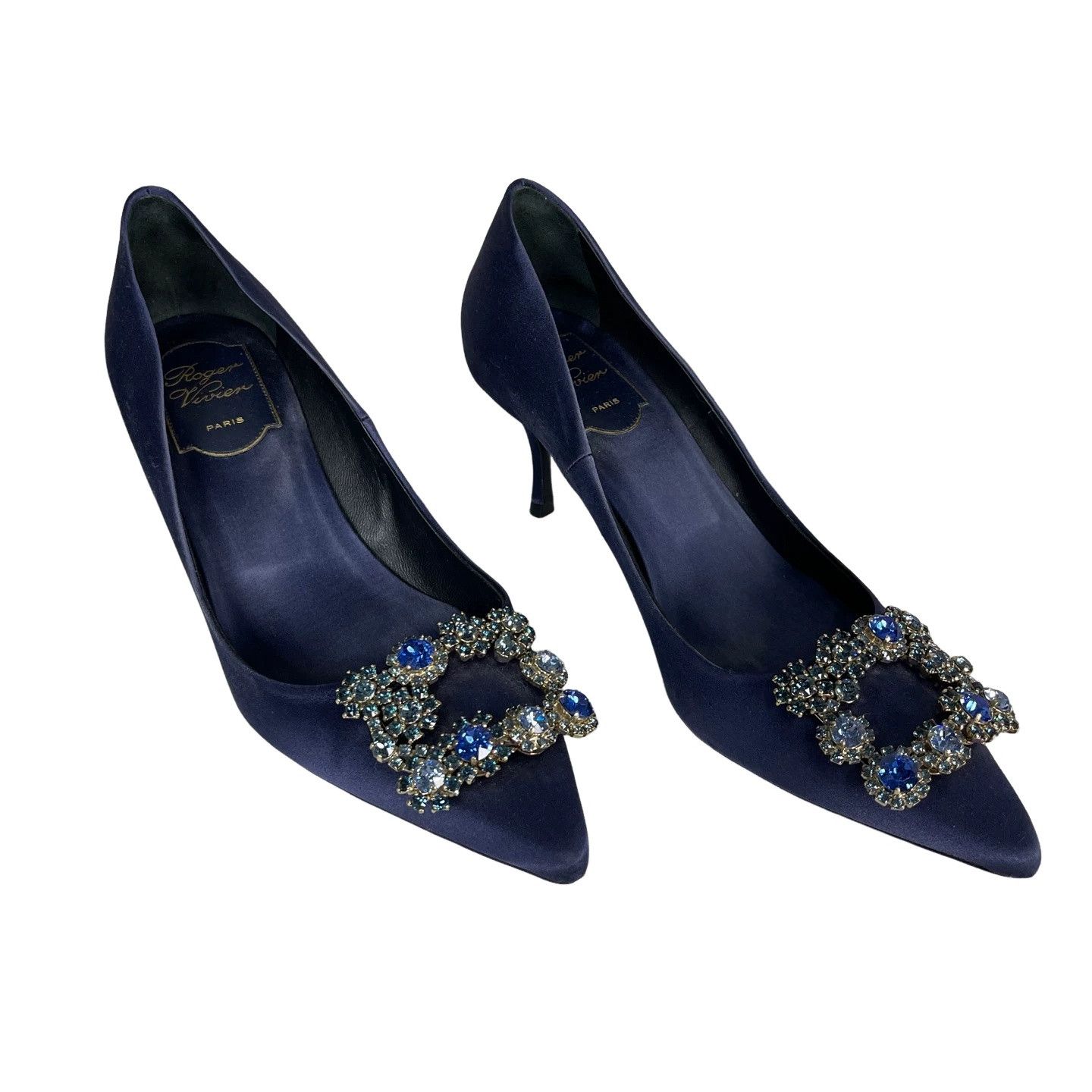 Roger Vivier Roger Vivier Jeweled Buckle Pumps Size 36.5 Size US 6.5 / IT 36.5 - 1 Thumbnail