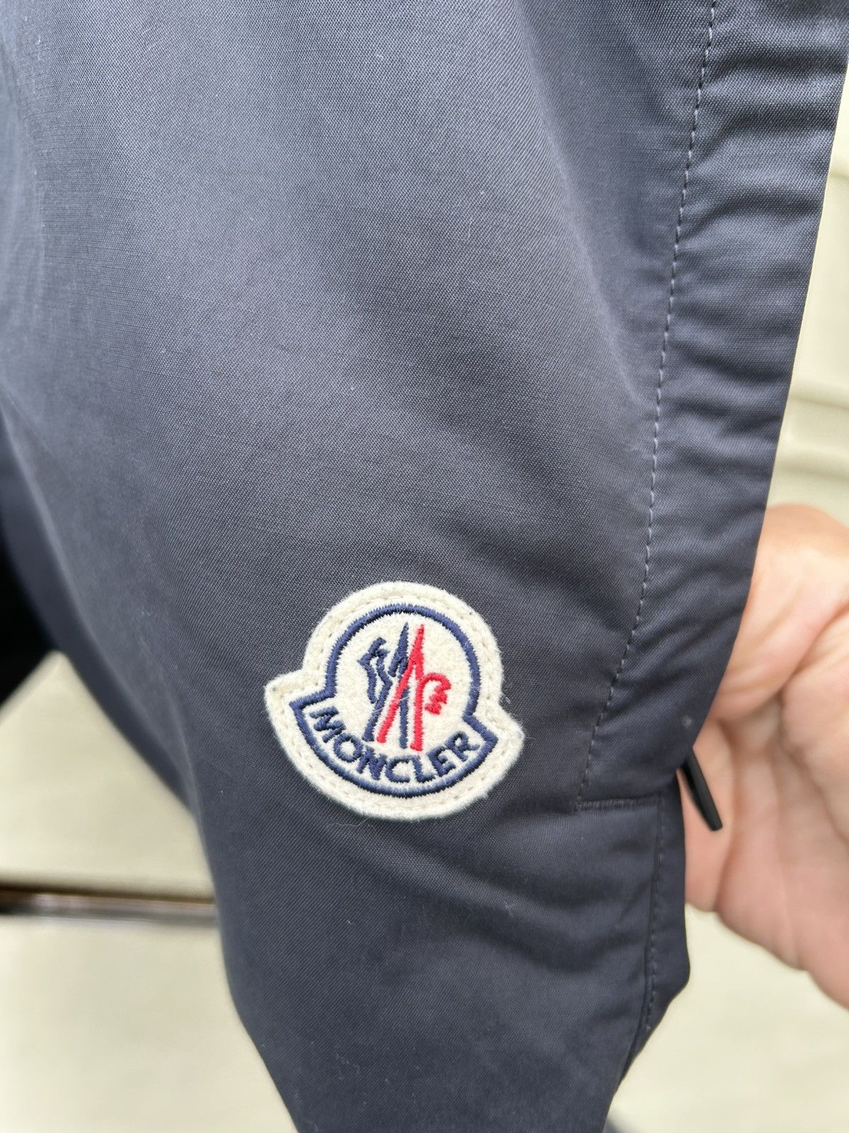Moncler Moncler track pants navy Size US 32 / EU 48 - 3 Thumbnail