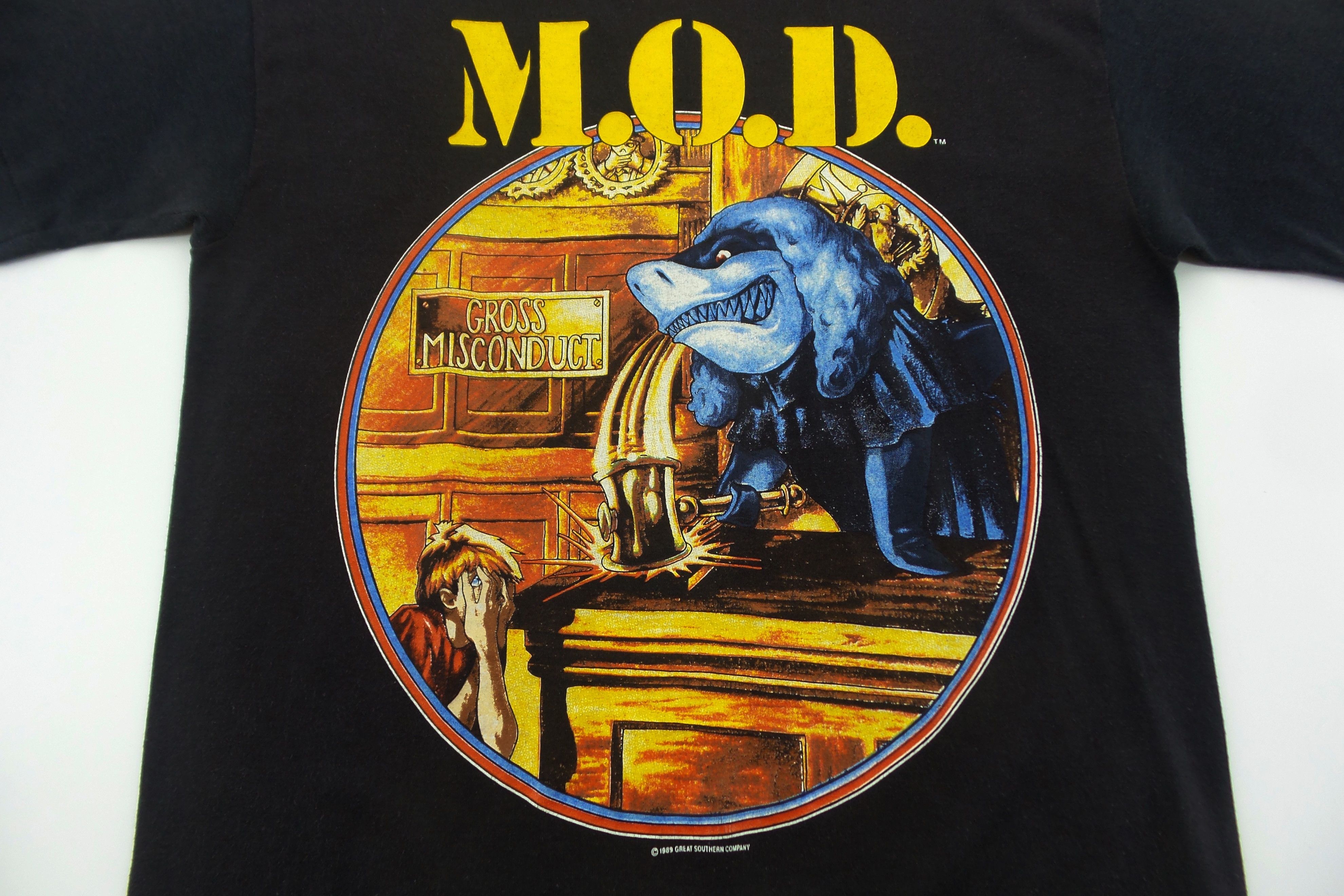Band Tees Vintage 1989 M.O.D Gross Misconduct Tour T-shirts Size US M / EU 48-50 / 2 - 5 Thumbnail