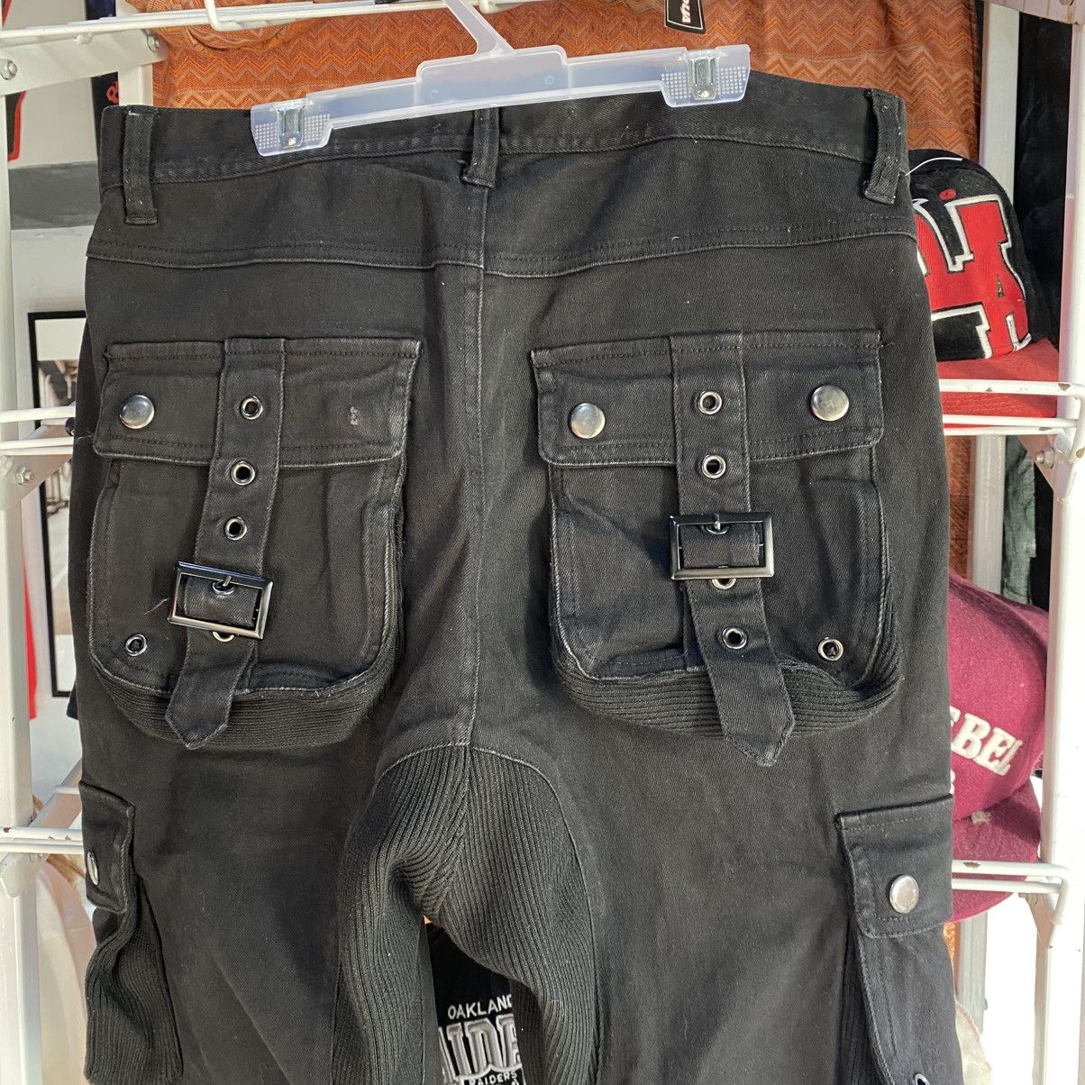 Japanese Brand 💥BONDAGE💥Archival Xfrm Japan Sick Punk Style Cargo Denim Size US 32 / EU 48 - 12 Thumbnail