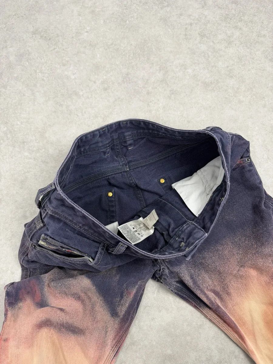 Diesel Diesel Slim Bleached Sunset Purple Denim Jeans Size US 32 / EU 48 - 9 Thumbnail