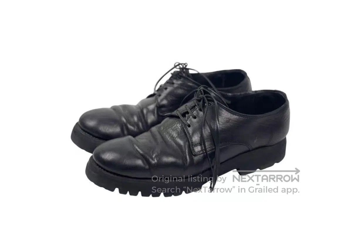 Guidi Black Leather Lace-Up Shoes Size 9.5. Size US 9.5 / EU 42-43 - 1 Thumbnail