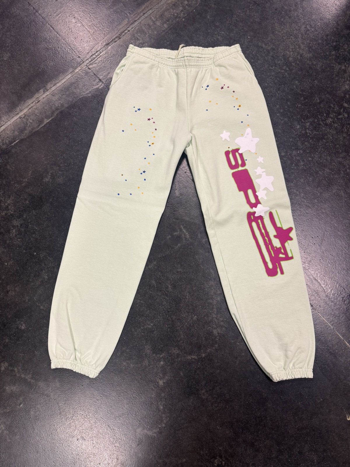 Sp5der Sp5der Sweatpants Mint Size US 36 / EU 52 - 1 Thumbnail