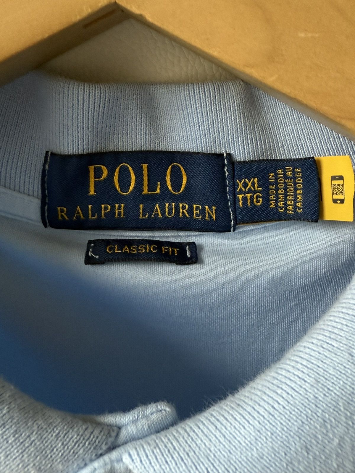 Polo Ralph Lauren Ralph Lauren Light Blue Polo Shirt Size US XXL / EU 58 / 5 - 3 Thumbnail