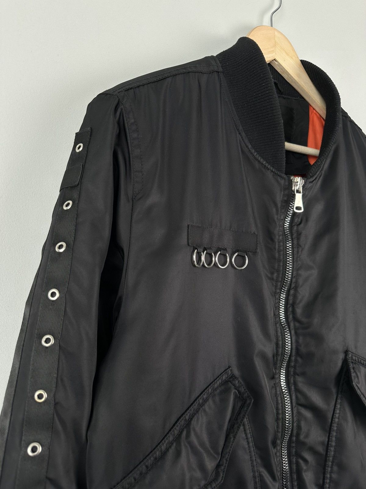 Japanese Brand Vintage Y2k Bomber Jacket Gothic Oversized Size US S / EU 44-46 / 1 - 3 Thumbnail