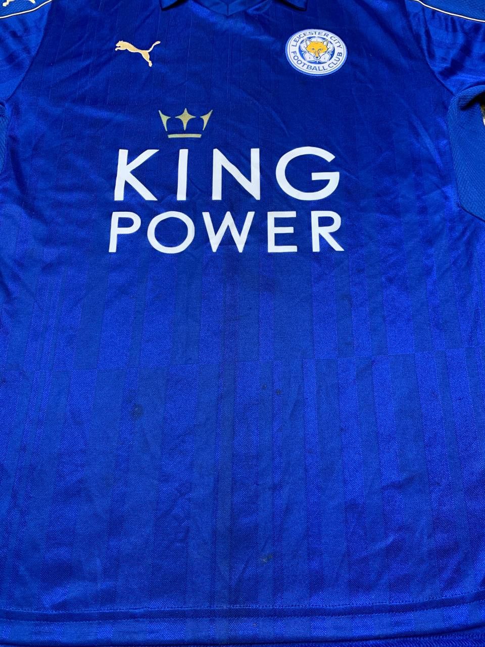 Puma LEICESTER CITY 2015/16 HOME KIT SHIRT FOOTBALL SOCCER Size US S / EU 44-46 / 1 - 2 Thumbnail
