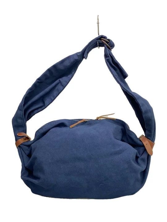 image of Kapital 6 Cotton Canvas Big Snufkin Bag in Navy, Men's
