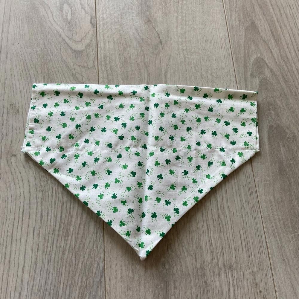 Designer Clover Dog Bandana Size ONE SIZE - 3 Thumbnail