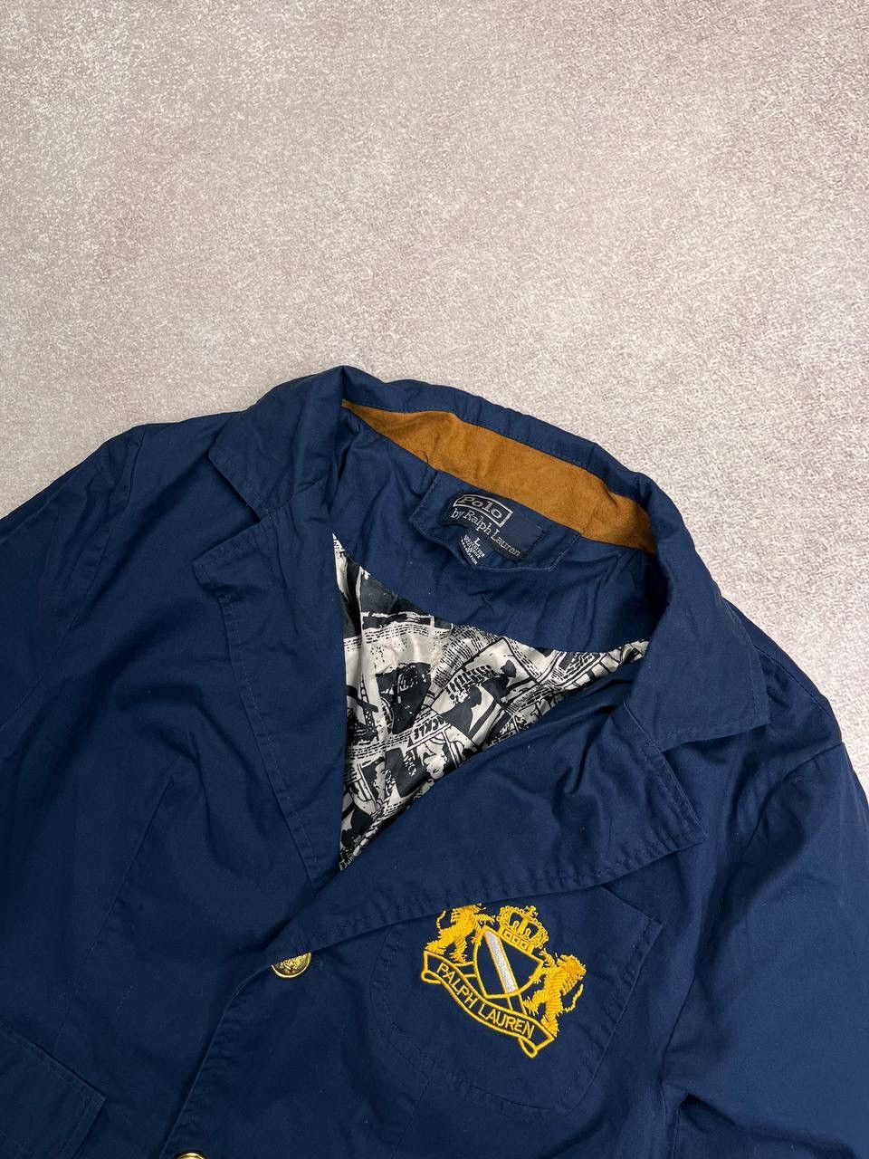 Polo Ralph Lauren Vintage Polo Ralph Lauren Blue Blazer Jacket L Size 50L - 2 Thumbnail