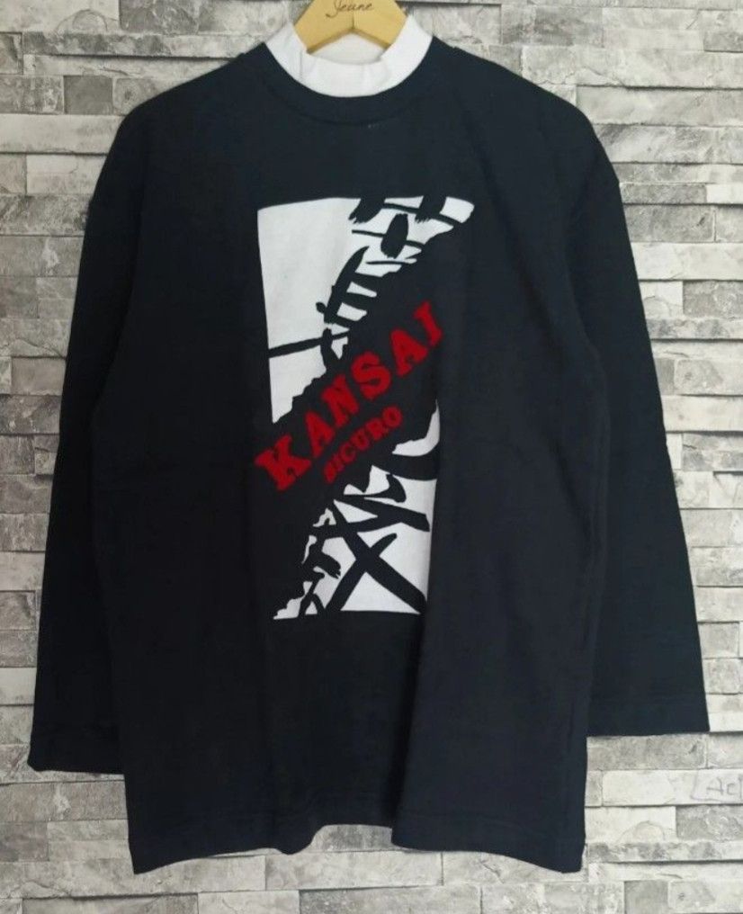 Kansai Yamamoto Vintage Kansai sicuro by Kansai yamamoto crewneck Size US M / EU 48-50 / 2 - 1 Thumbnail