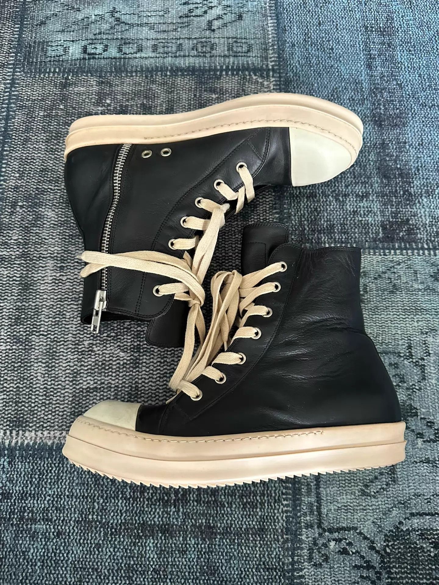 Rick Owens Rick Owens Vintage Big Converse 40 Leather Sneaker Size US 7 / EU 40 - 3 Thumbnail