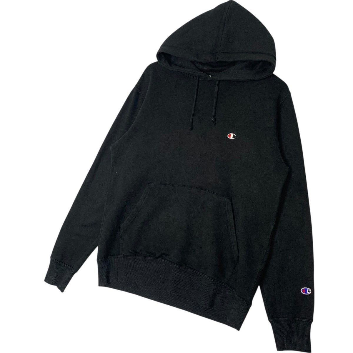 Other Vintage Champion Hoodie Sweatshirt Small Embroidery Black Size US L / EU 52-54 / 3 - 2 Thumbnail