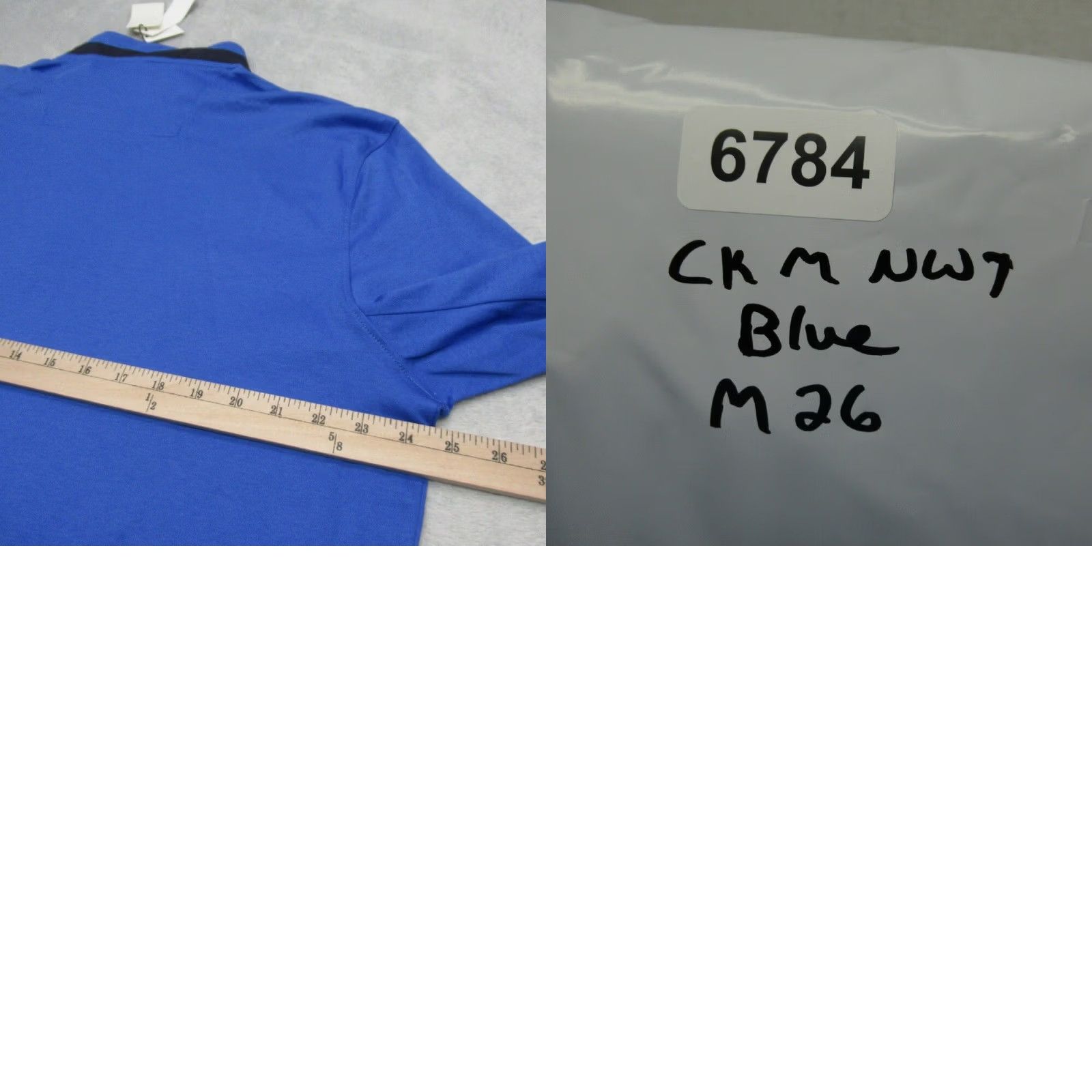 Calvin Klein Calvin Klein Shirt Men XXL Blue Liquid Touch Pullover Long Sleeve Casual 1/4 Zip Mock Neck Colorblock Lightweight Breathable Size US XXL / EU 58 / 5 - 9 Thumbnail