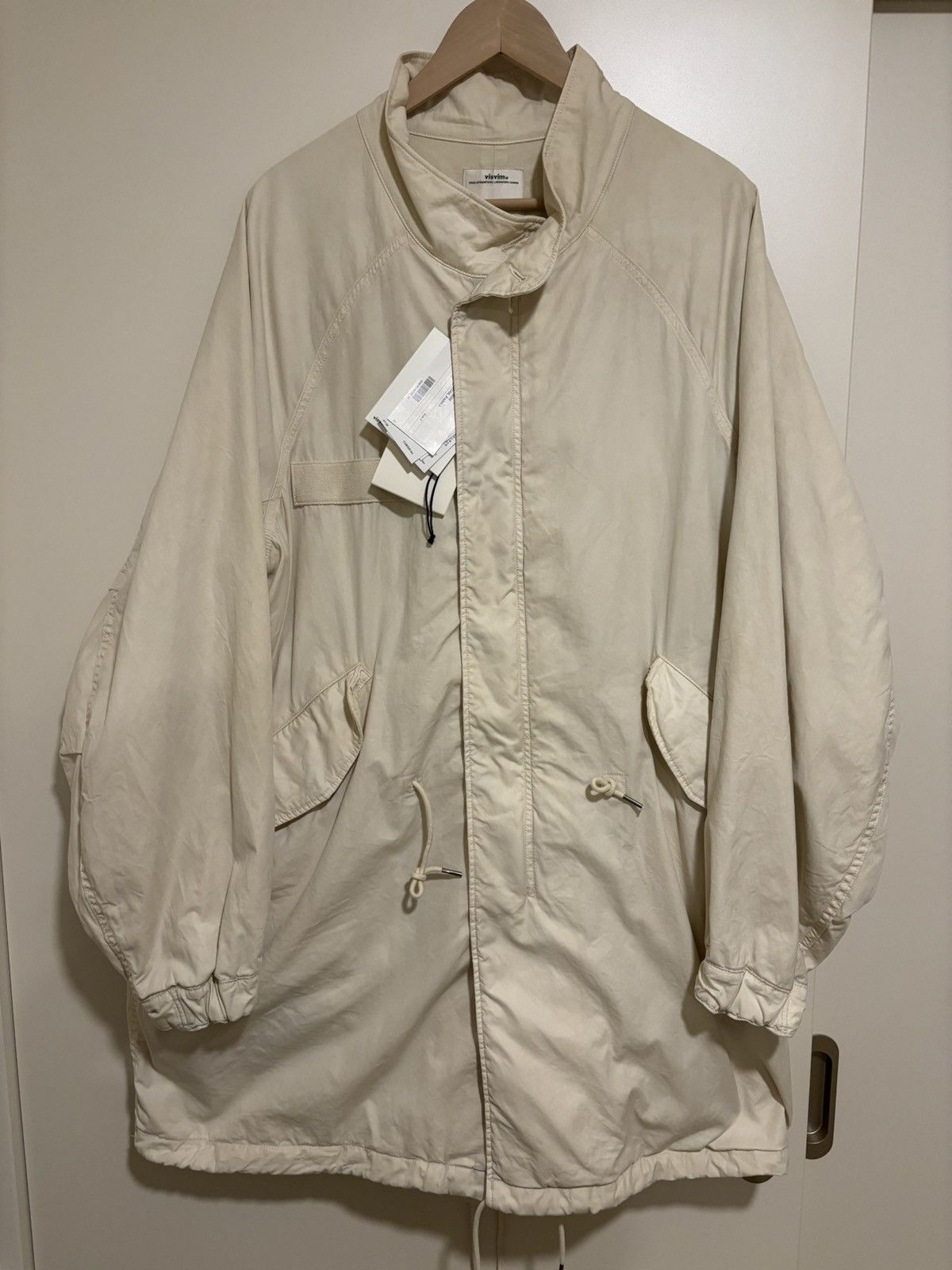 Visvim VISVIM SIX-FIVE FISHTAIL PARKA IVORY | Grailed