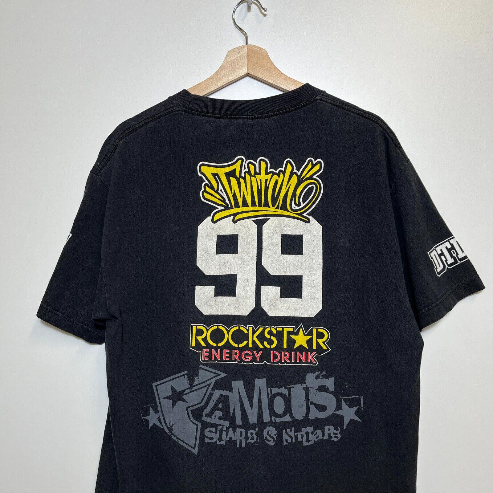 Famous Stars And Straps × Vintage Vintage Y2K Famous Stars & Straps Motocross T-Shirt L Size US L / EU 52-54 / 3 - 12 Thumbnail
