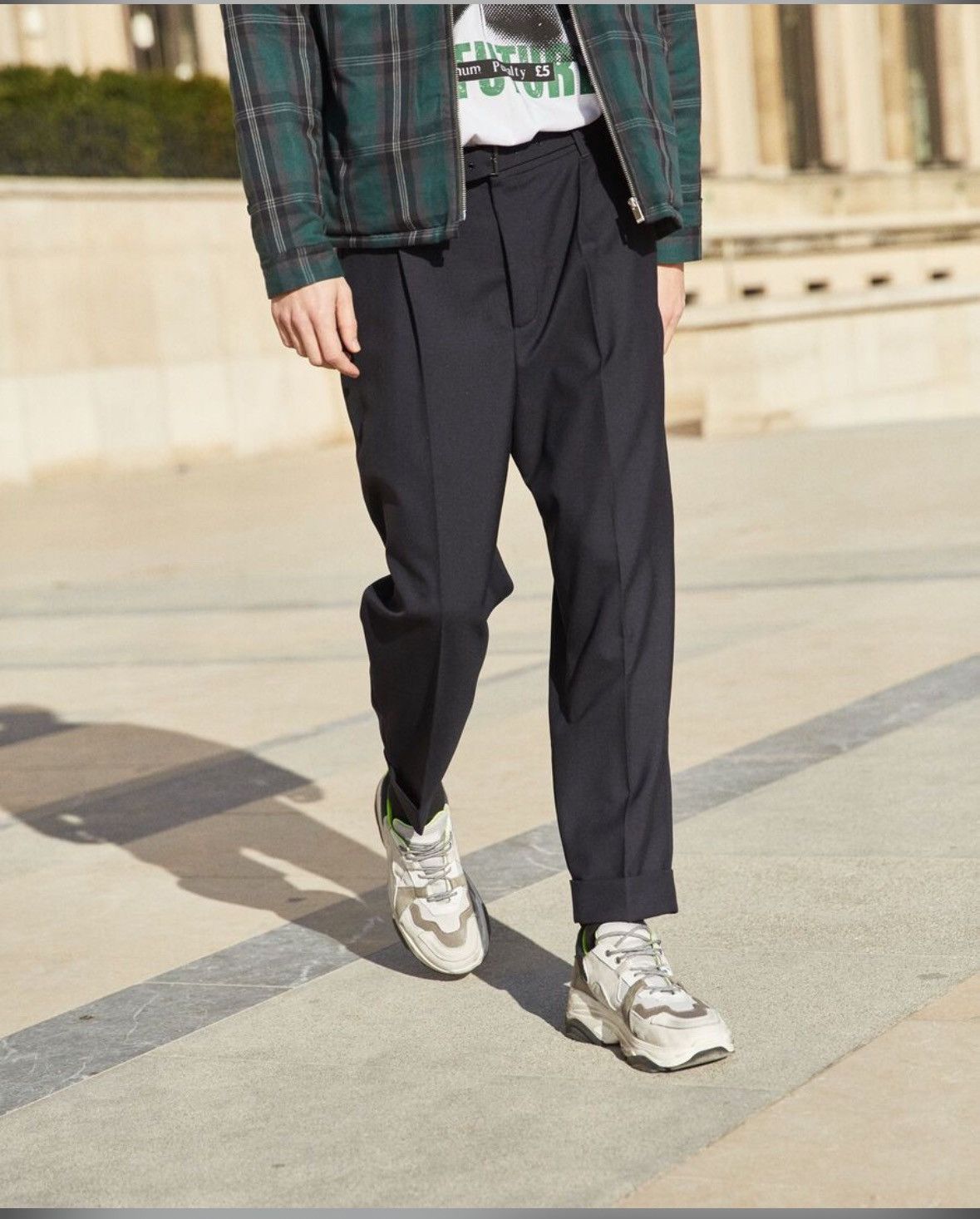 The Kooples Dark grey 100% WOOL PANTS Size US 36 / EU 52 - 1 Thumbnail