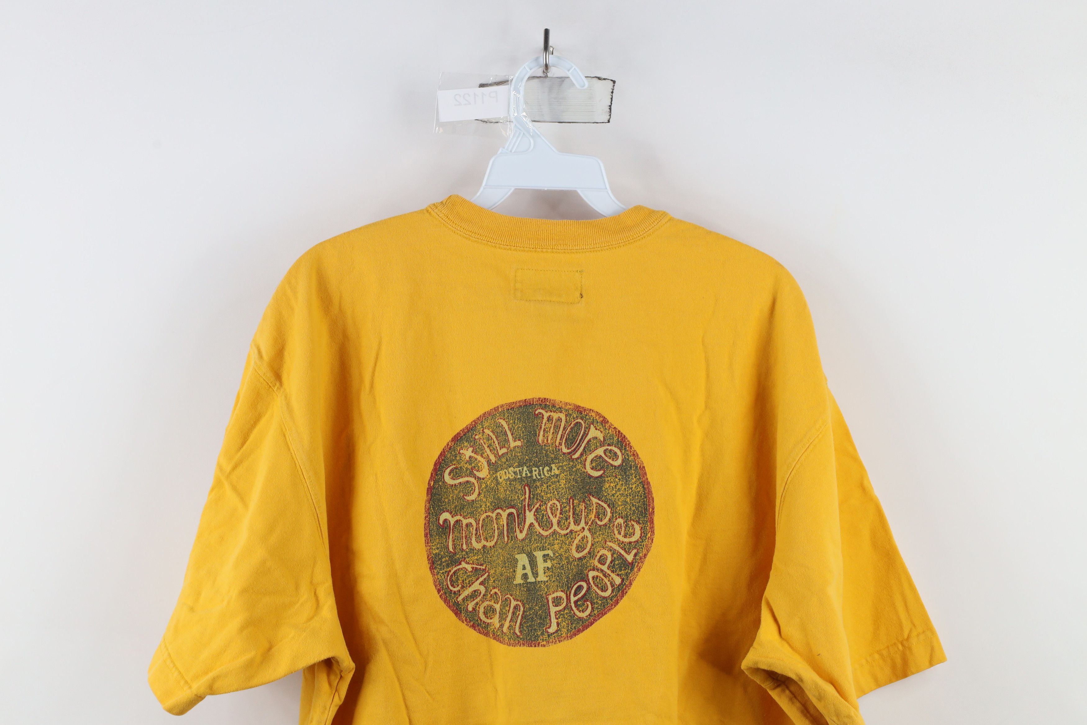 Abercrombie & Fitch × Vintage Vintage 90s Abercrombie & Fitch Spell Heavyweight T-Shirt Size US XL / EU 56 / 4 - 12 Thumbnail