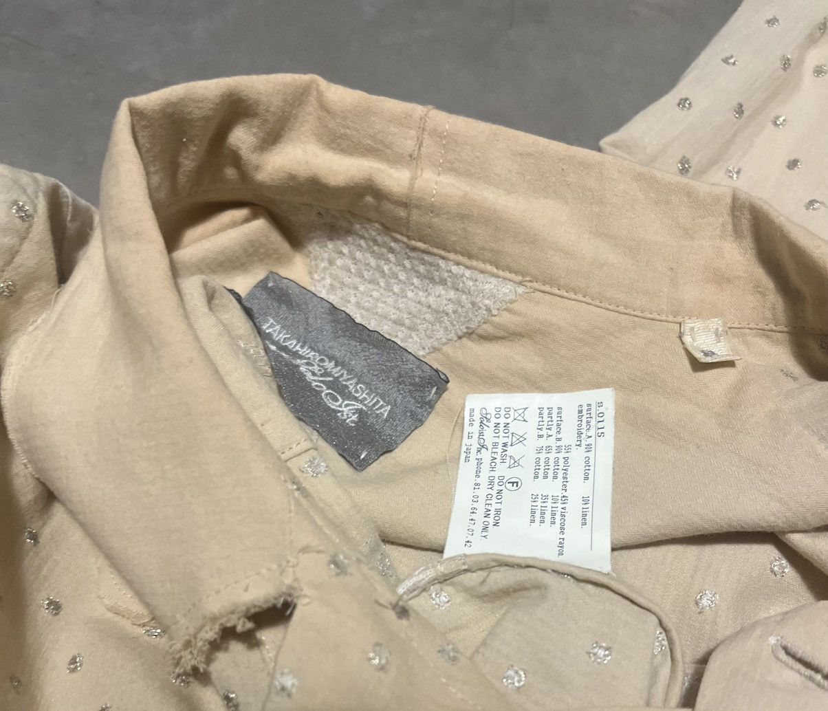 Takahiromiyashita The Soloist. rounded collar bed time shirt. Size US S / EU 44-46 / 1 - 3 Thumbnail