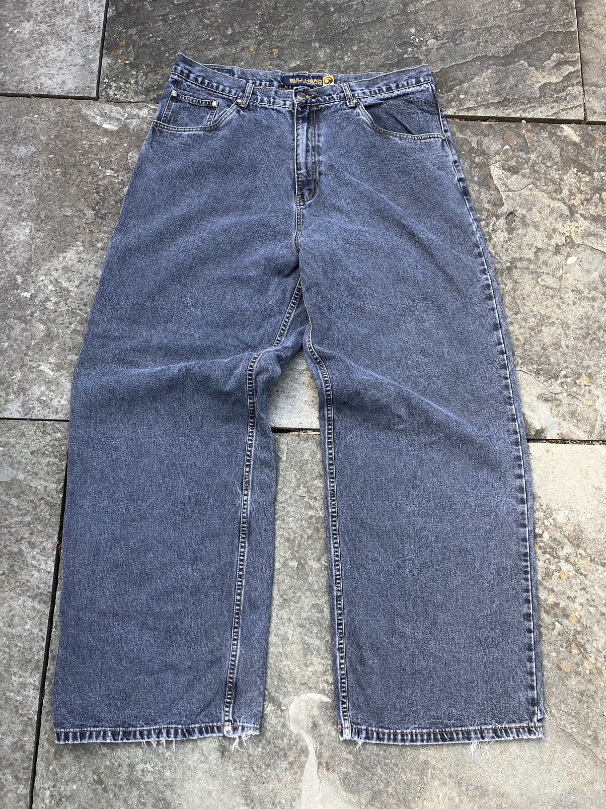 Bullhead Denim Co. Vintage Y2K Bullhead Denim Wide Leg Carpenter Jeans Size US 38 / EU 54 - 1 Thumbnail