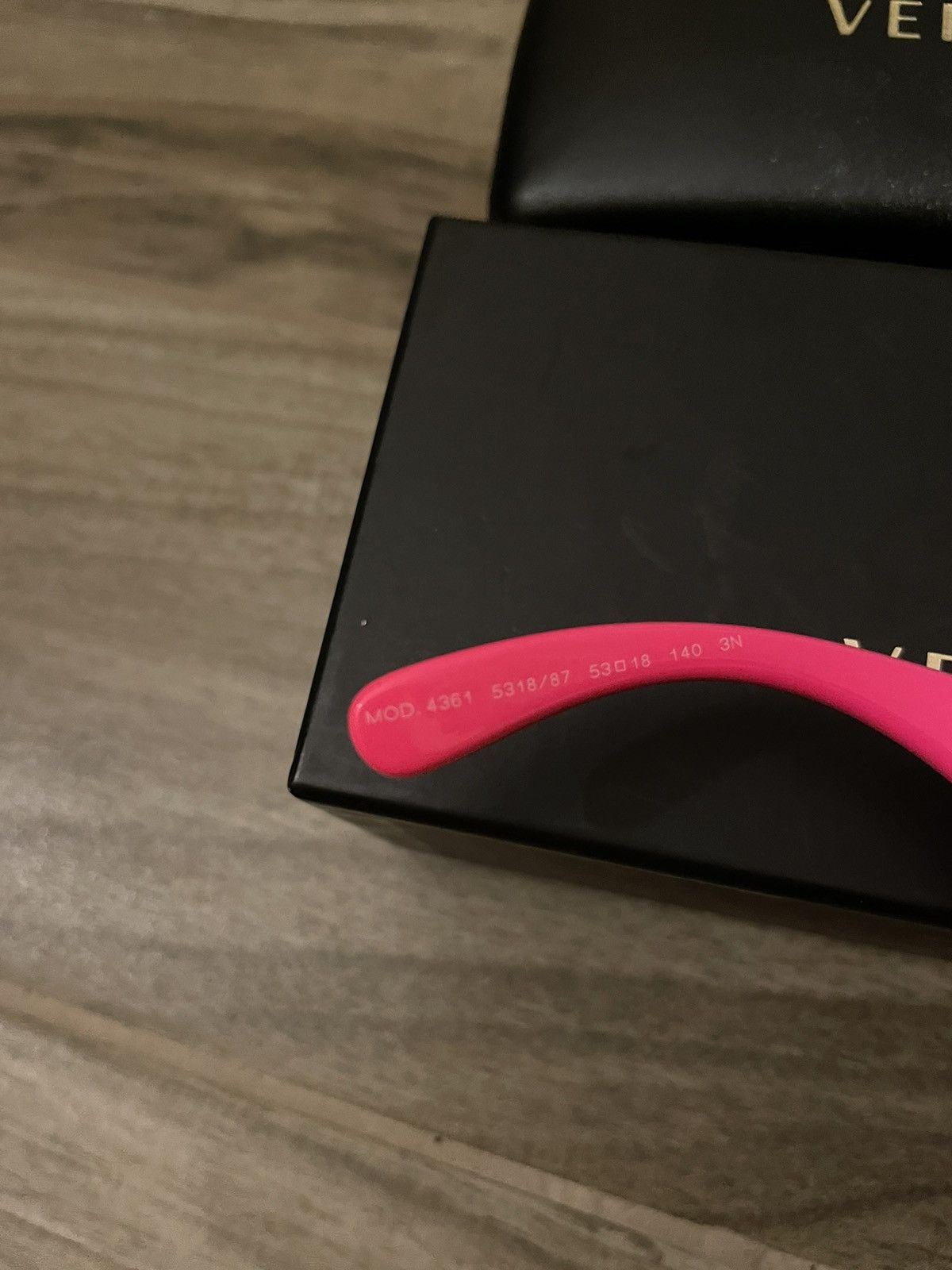 Versace SOLD-Pink Versace Sunglasses Size ONE SIZE - 4 Thumbnail