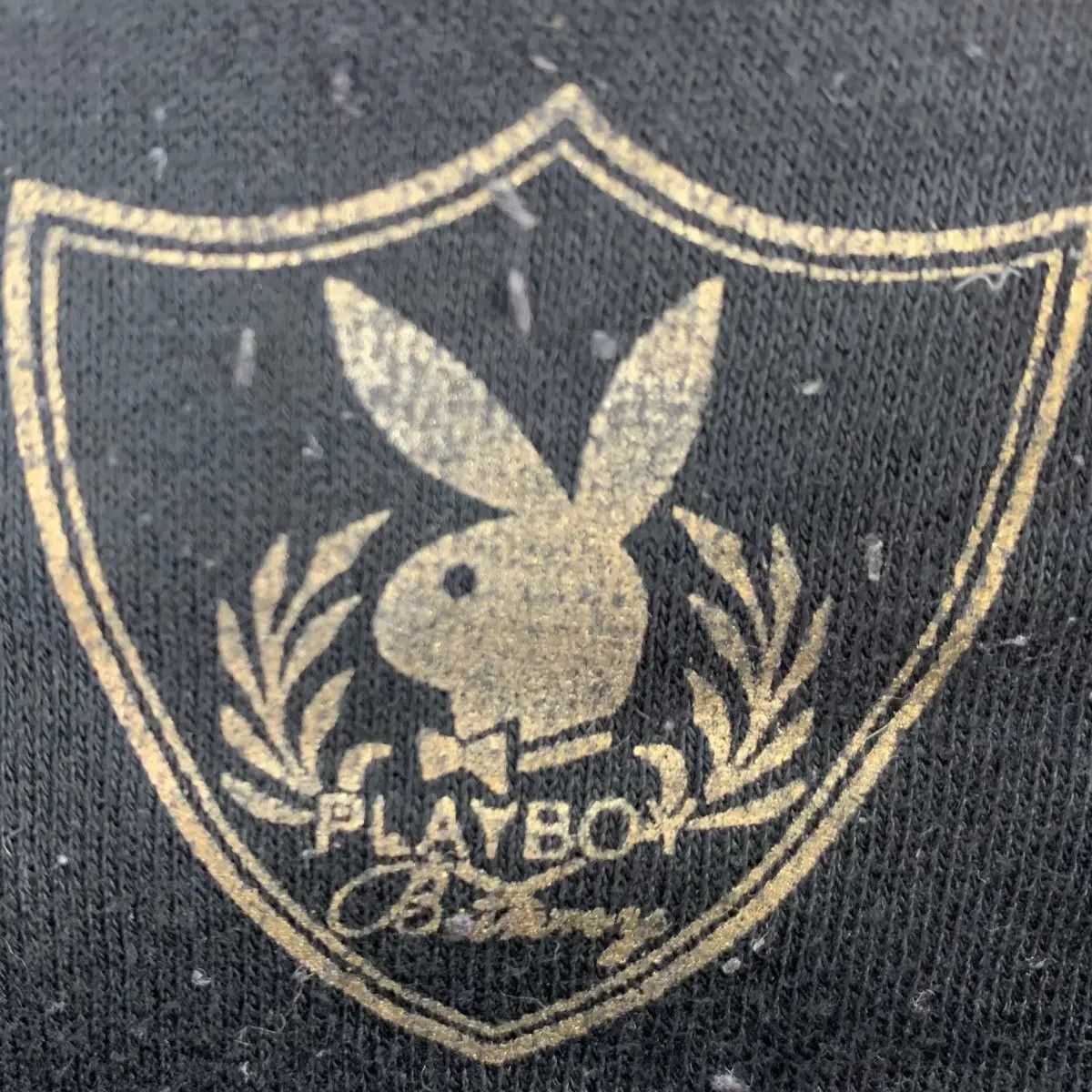 Playboy Vtg PLAYBOY MAGAZINE Rabbit Head Bunny Gold Sweatshirt Size XL / US 12-14 / IT 48-50 - 6 Thumbnail