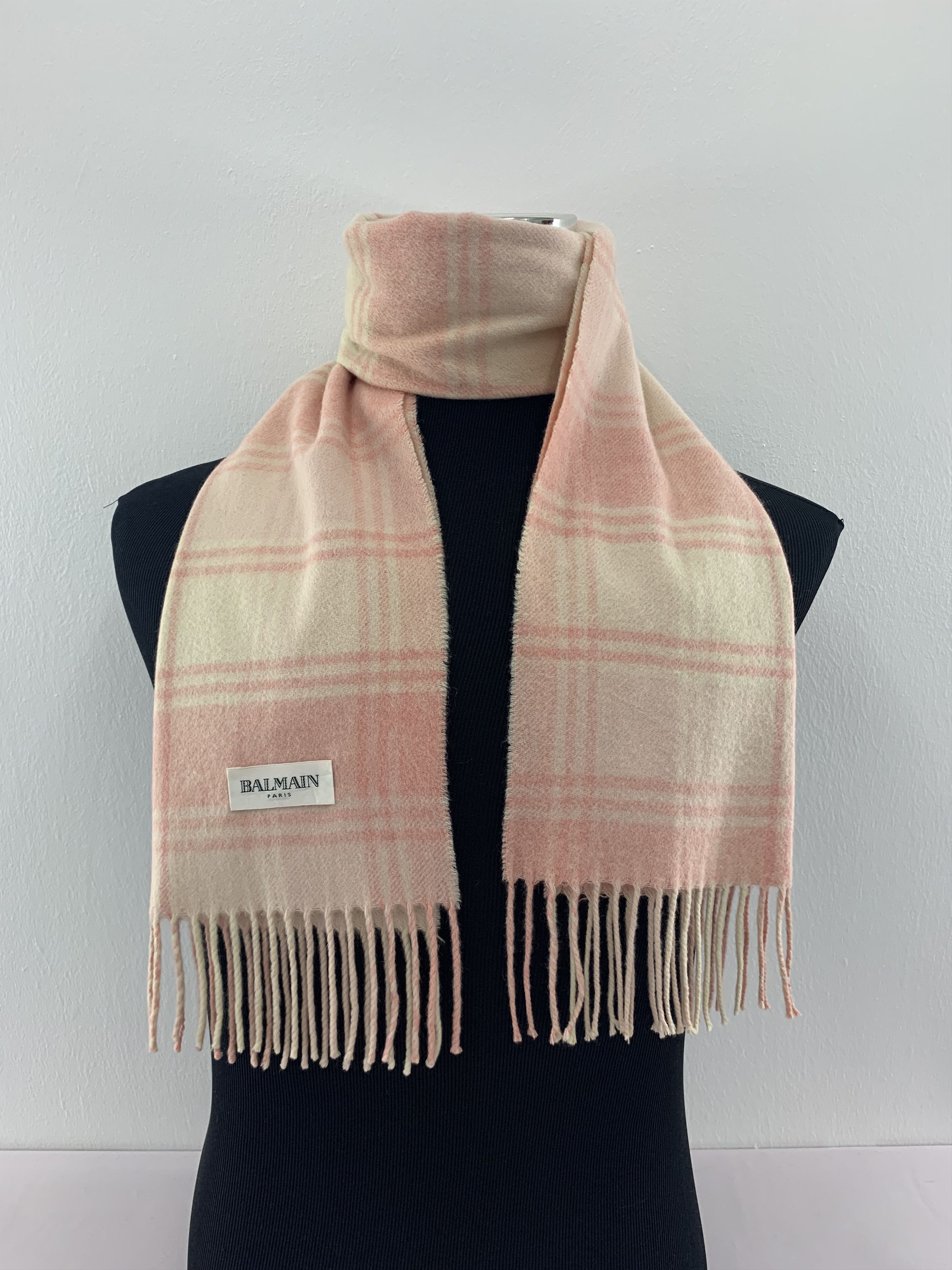 Balmain Balmain Scarf Wool Muffler Neck Wrap BL4329 Size ONE SIZE - 1 Thumbnail