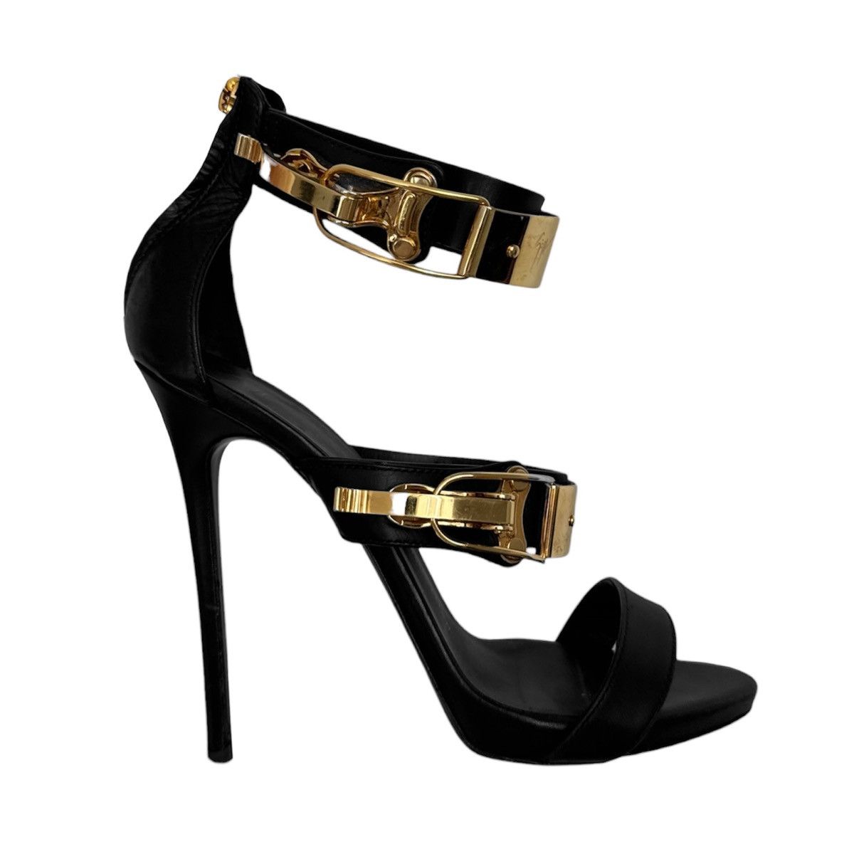 Giuseppe Zanotti Giuseppe Zanotti Coline Three Strap Gold Bangles Sandals Size US 9 / IT 39 - 1 Thumbnail