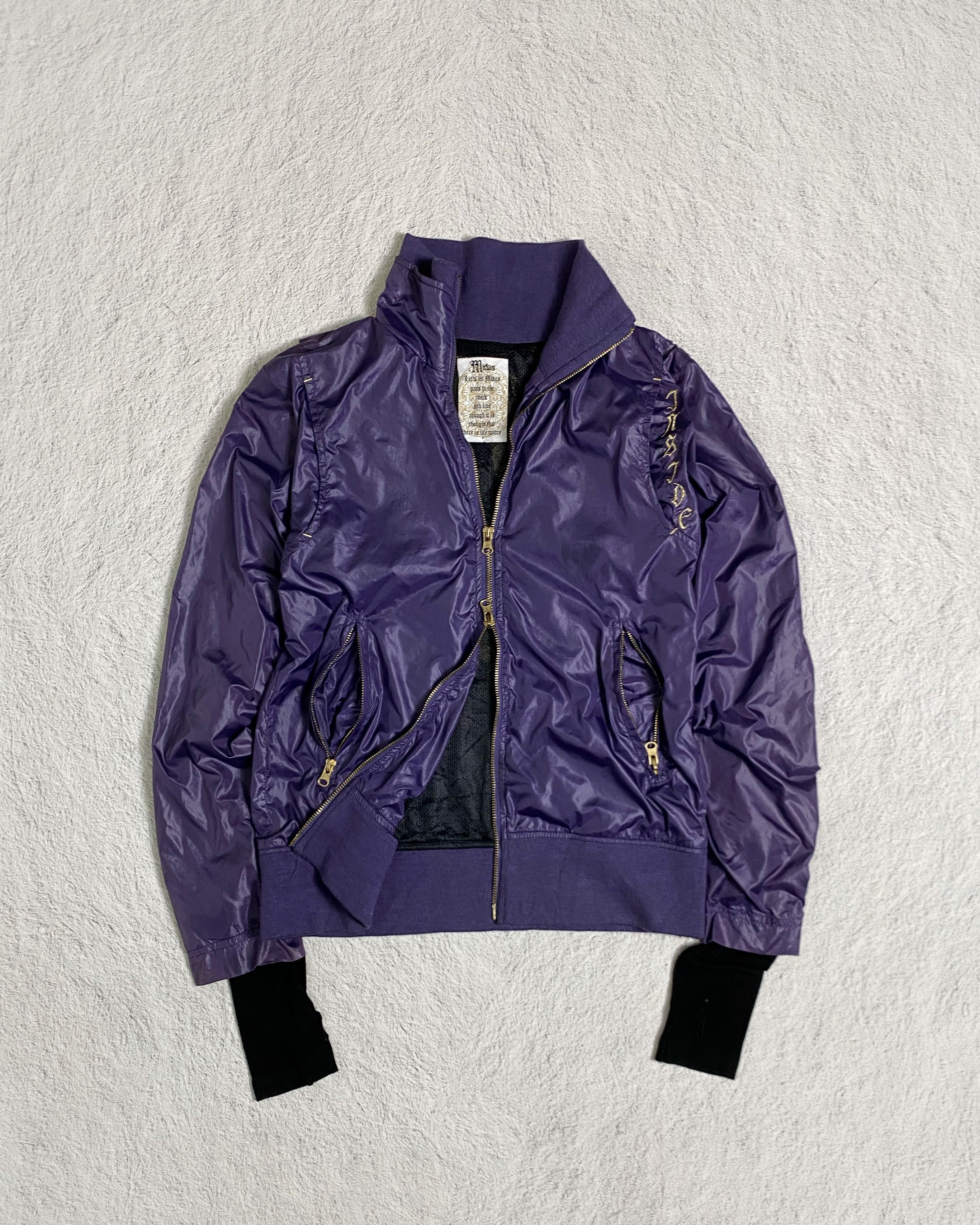 トップス 00s y2k MIDAS hoodie track jacket BLK L 00s y2k MIDAS hoodie track jacket BLK L - メルカリ