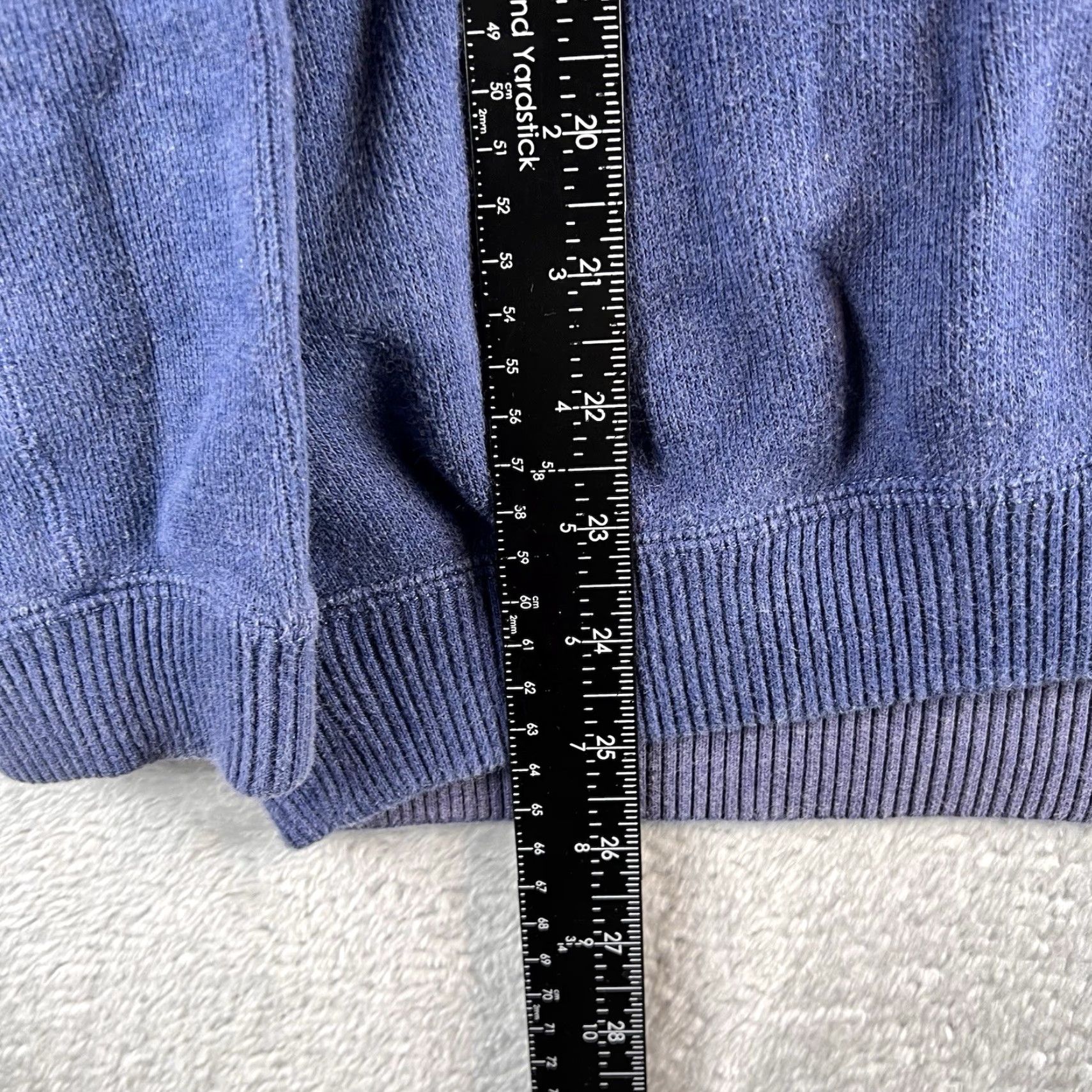 Tommy Bahama VINTAGE Tommy Bahama 1/4 Zip Sweater Mens Large Blue Pullover Long Sleeve Cotton Shirt Size US L / EU 52-54 / 3 - 3 Thumbnail