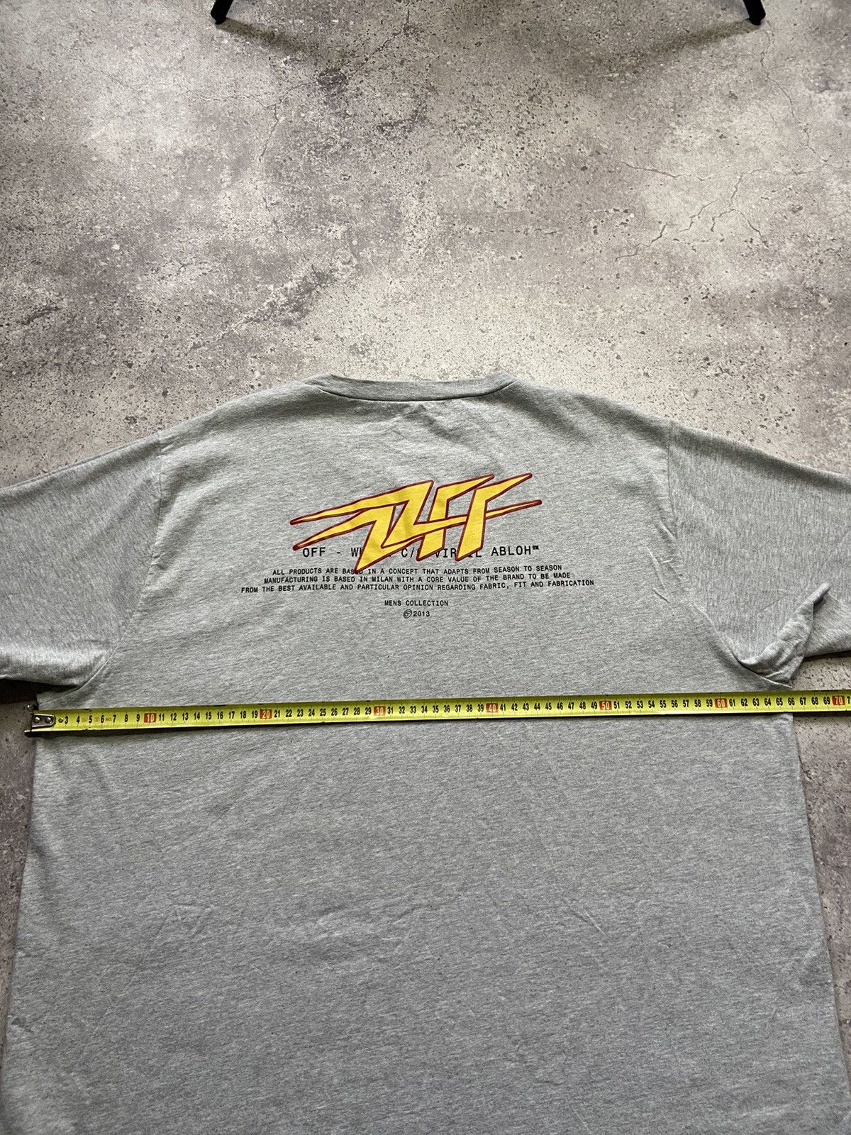 Off-White Off White Pivot Black Thunder Short Sleeve T-Shirt Oversize Size US M / EU 48-50 / 2 - 12 Thumbnail