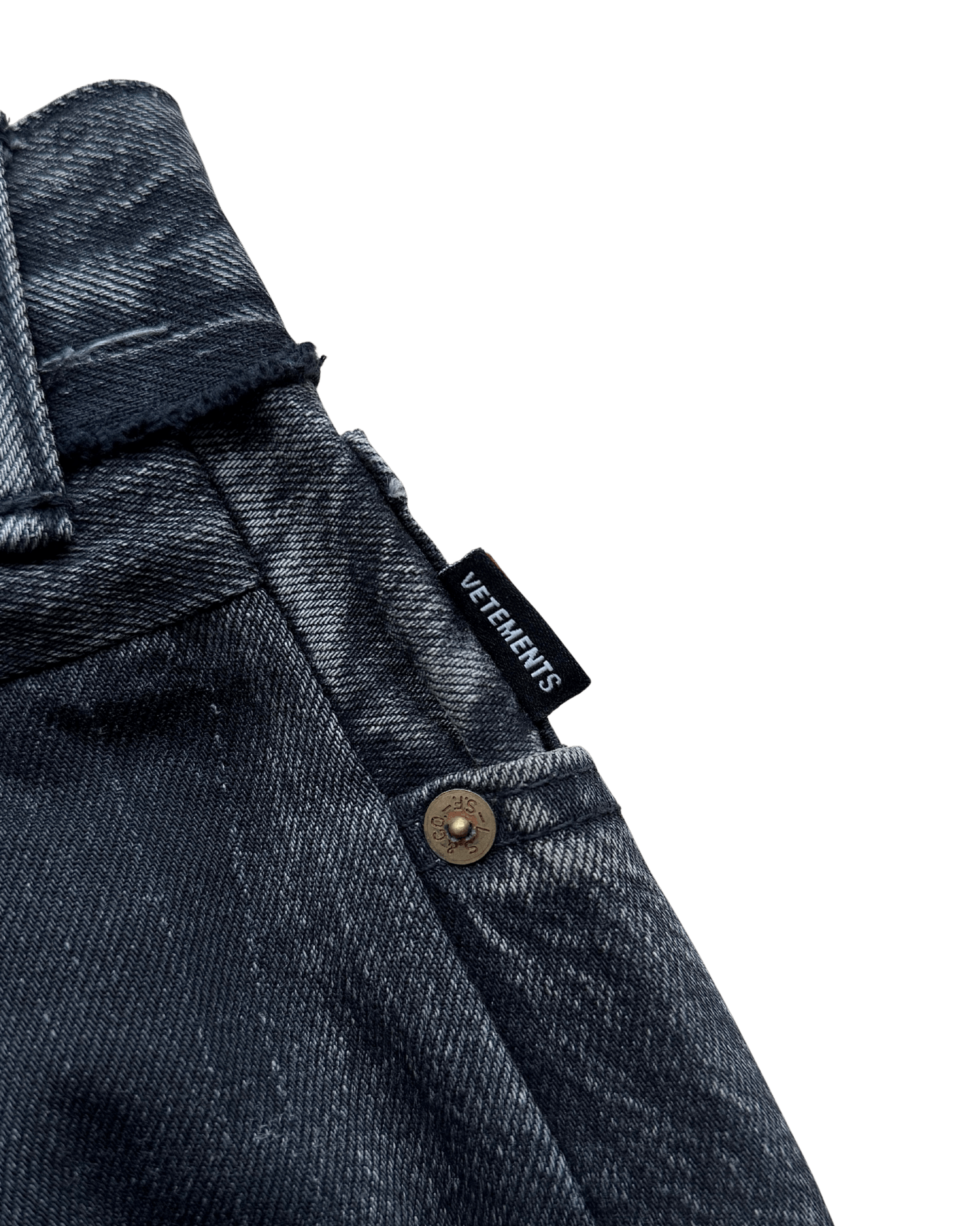 Vetements x Levi’s Pour Femme 2017 Grey Reworked Jeans Size 30" / US 8 / IT 44 - 6 Thumbnail