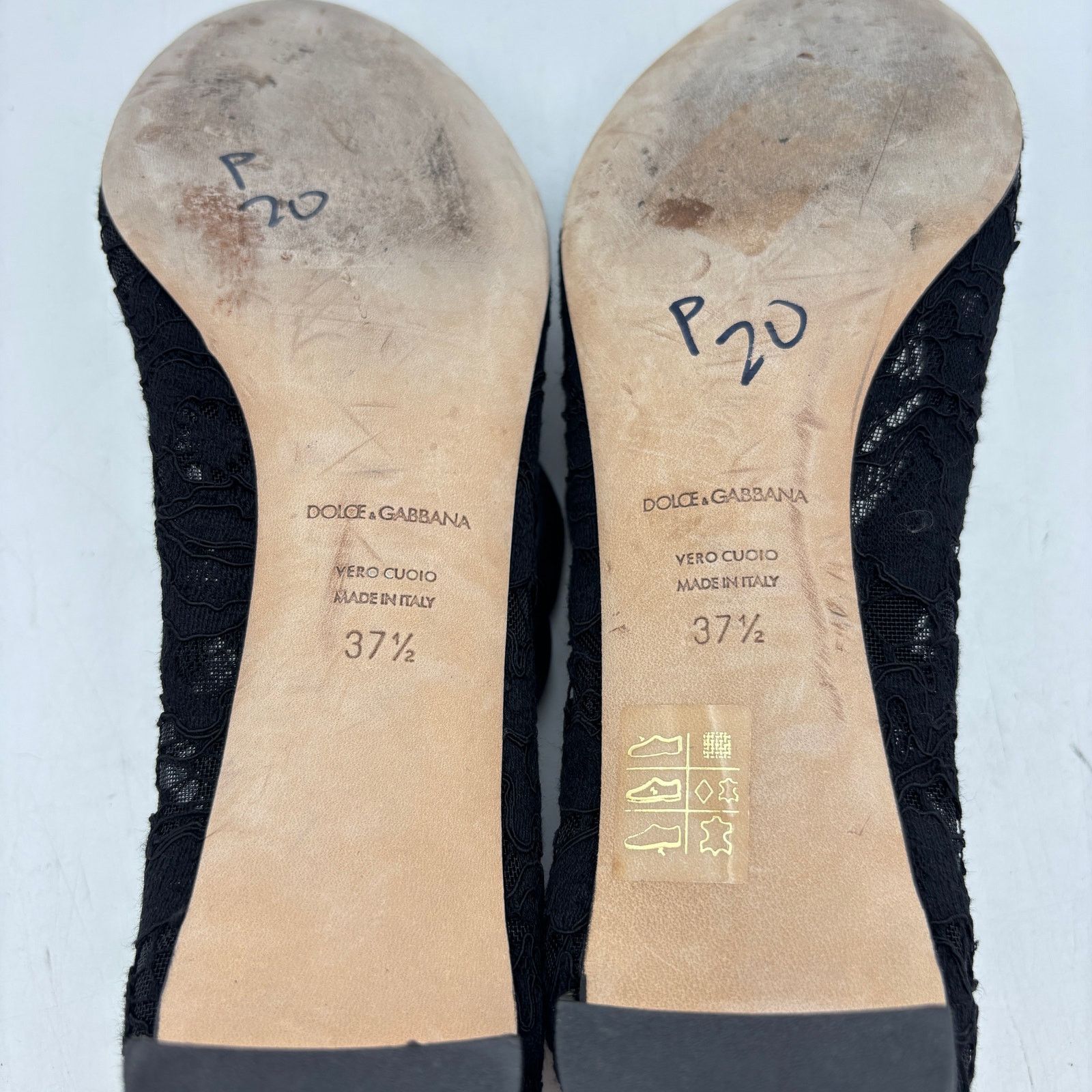 Dolce & Gabbana Dolce & Gabbana Taormina Lace Mary Jane Pumps Heels 37.5 Size US 7.5 / IT 37.5 - 10 Thumbnail