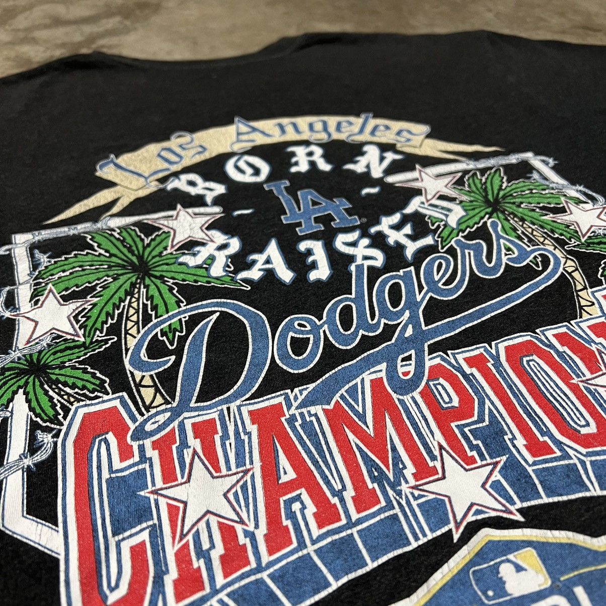 47 Brand × Born X Raised 2020 Born x Raised Los Angeles Dodgers World Series T-Shirt Size US L / EU 52-54 / 3 - 3 Thumbnail